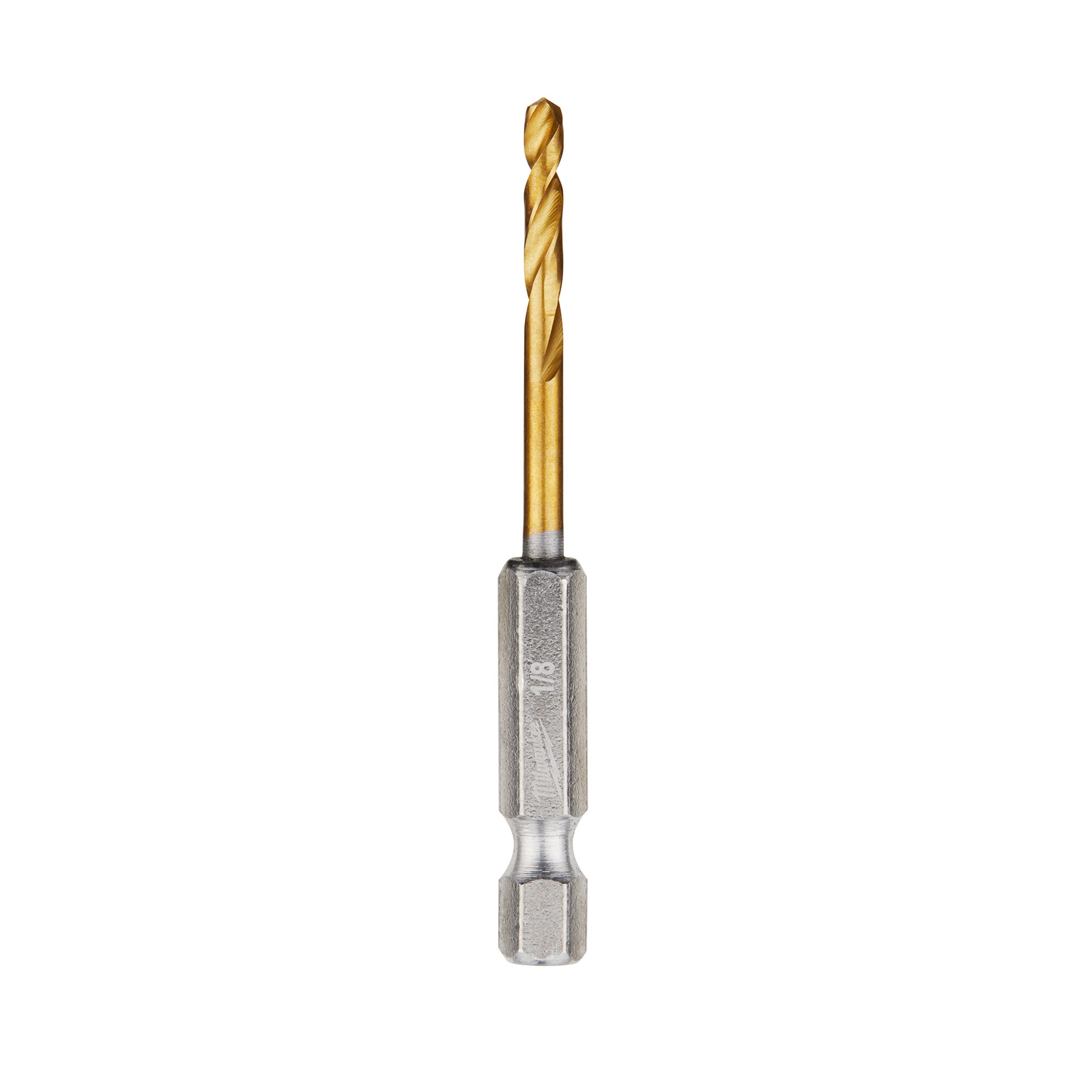 Milwaukee® SHOCKWAVE™ 48-89-4605 Hex Shank Impact Drill Bit, 1/8 in Drill - Fraction, 0.125 in Drill - Decimal Inch, 29/32 in D Cutting