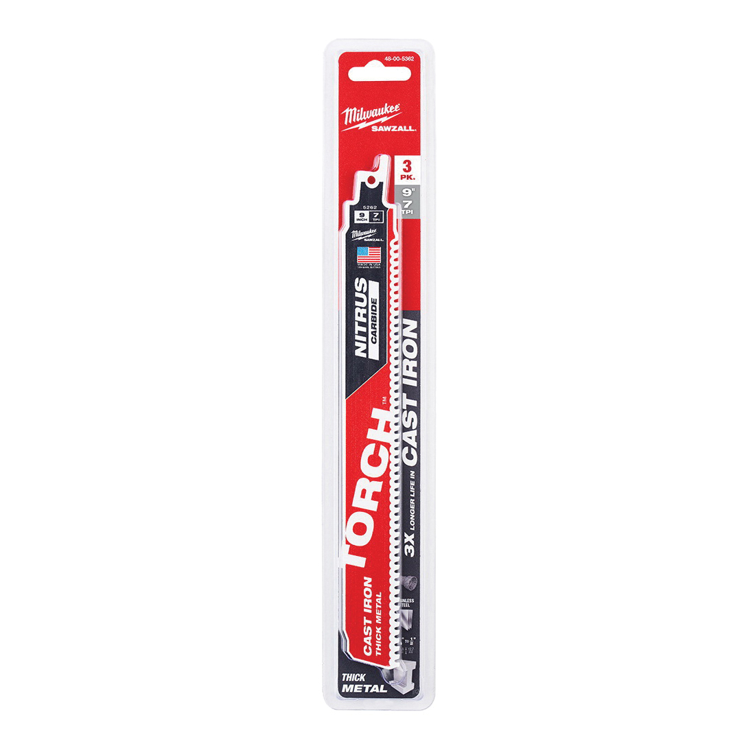 Milwaukee® 48-00-5362 Reciprocating Saw Blades