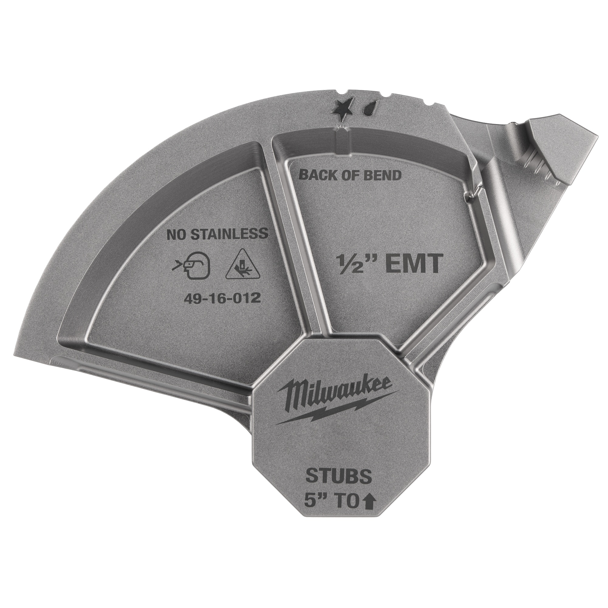 Milwaukee® 49-16-0012 Conduit Bending Shoe, For Use With 1/2 in EMT Conduit, Aluminum