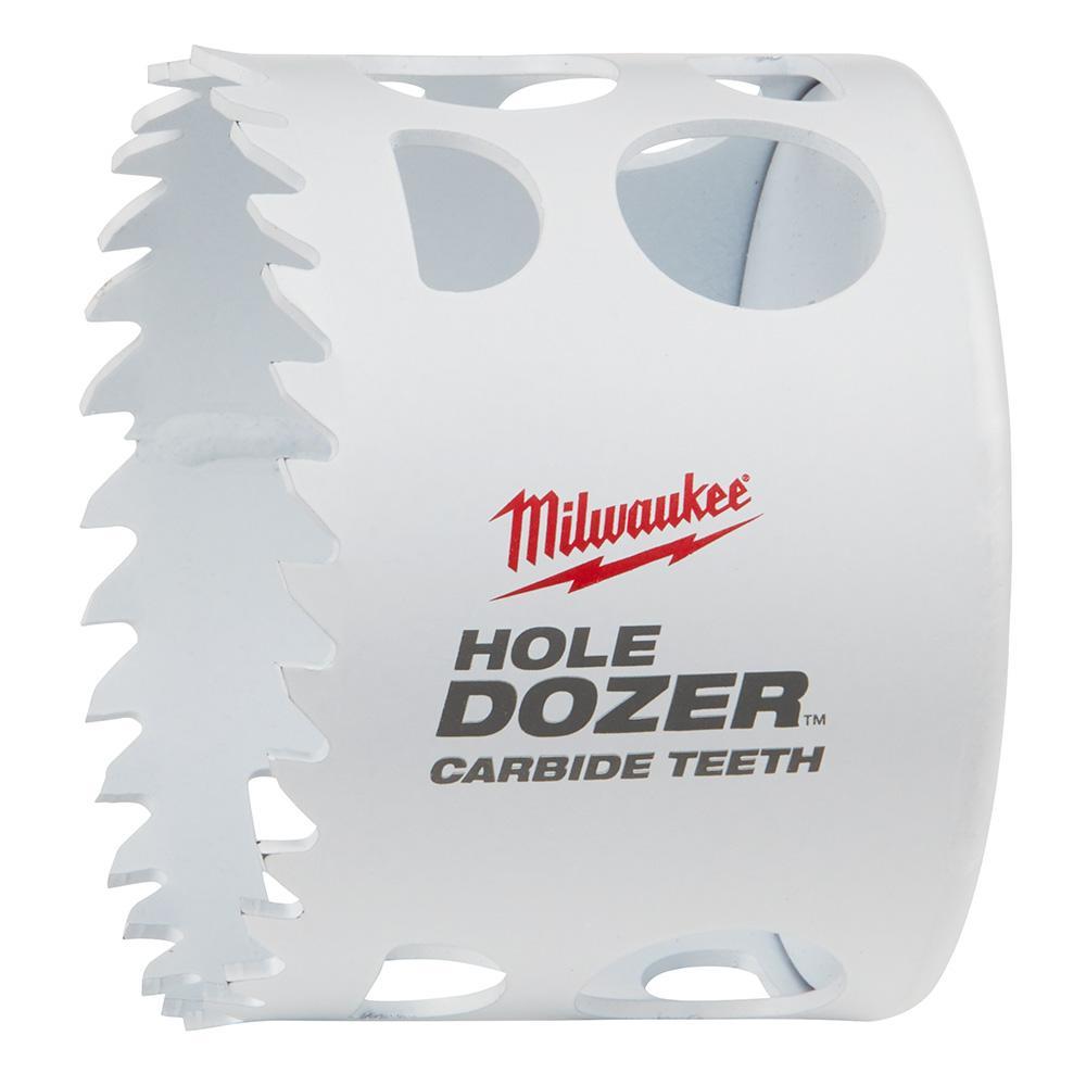 Milwaukee® HOLE DOZER™ 49-56-0727 Hole Saw, 2-1/2 in Dia, 1.62 in D Cutting, Carbide Cutting Edge, 5/8-18 Arbor