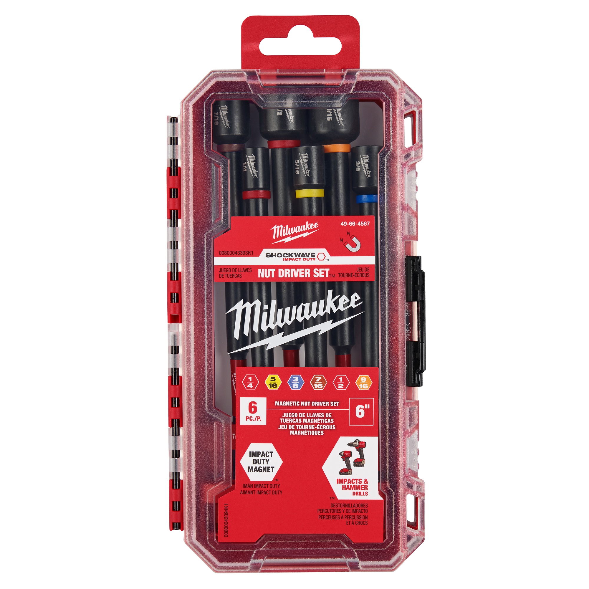 Milwaukee® 49-66-4567 Nutdriver Sets