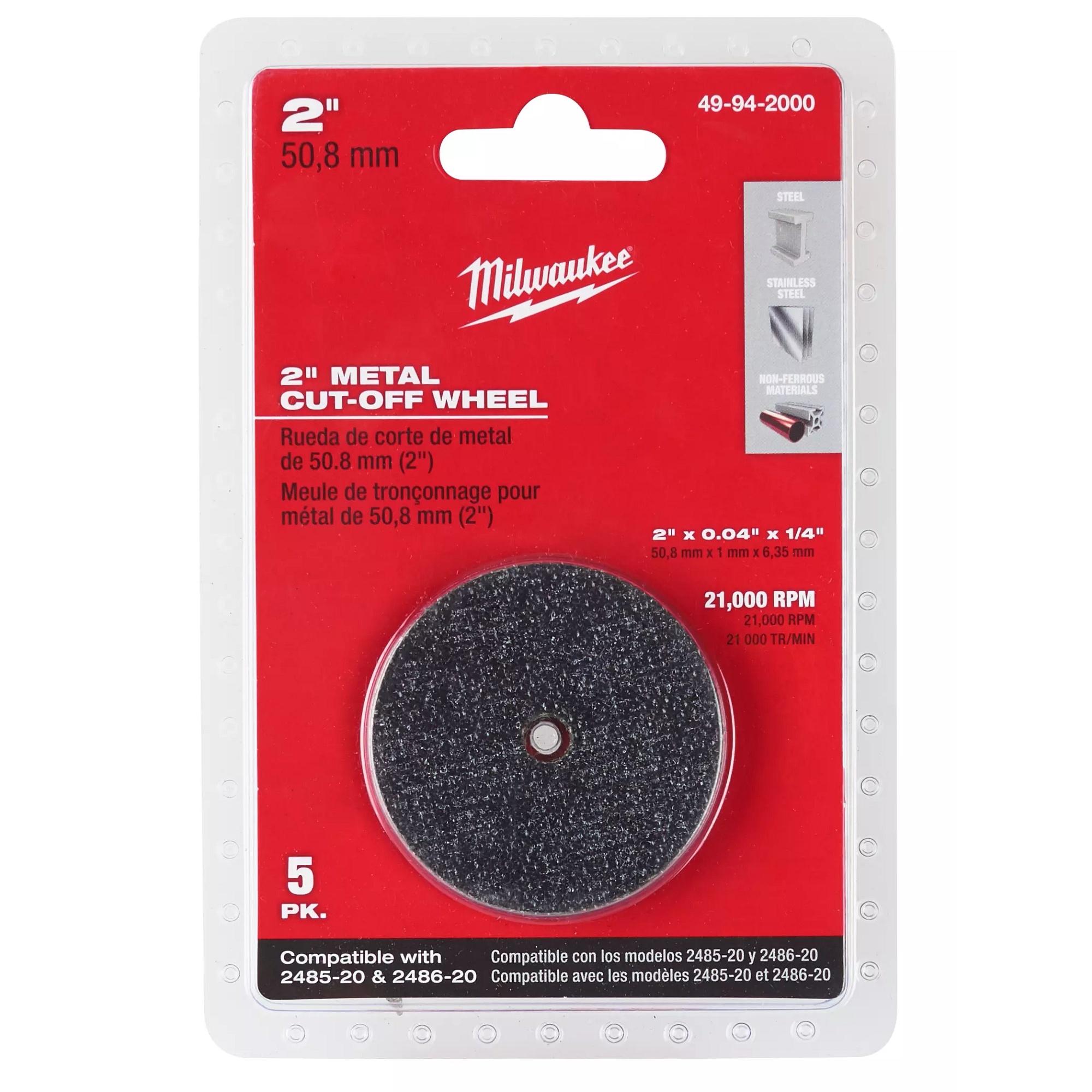 Milwaukee® 49-94-2000 Cut-Off Wheels