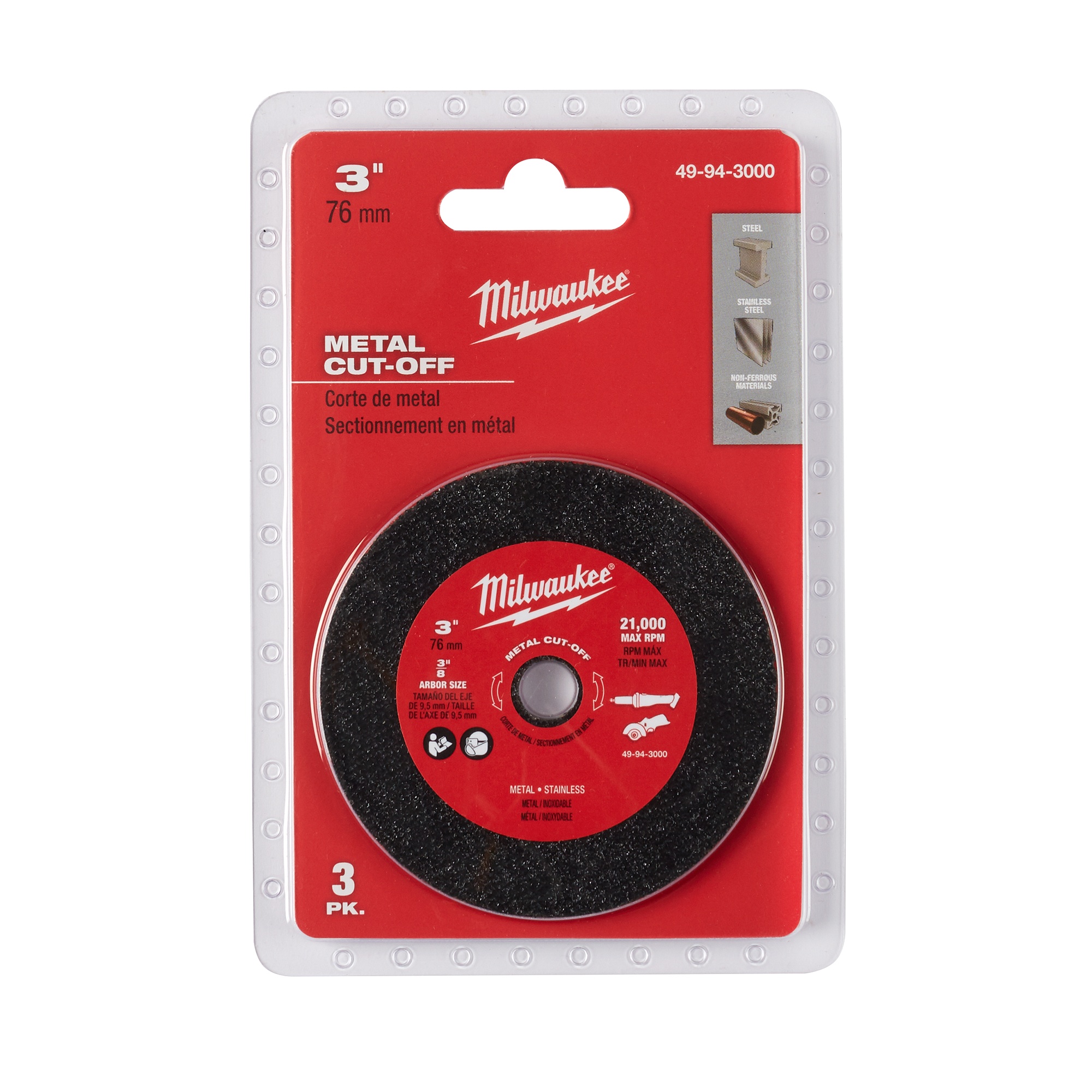 Milwaukee® 49-94-3000 Cut-Off Wheels