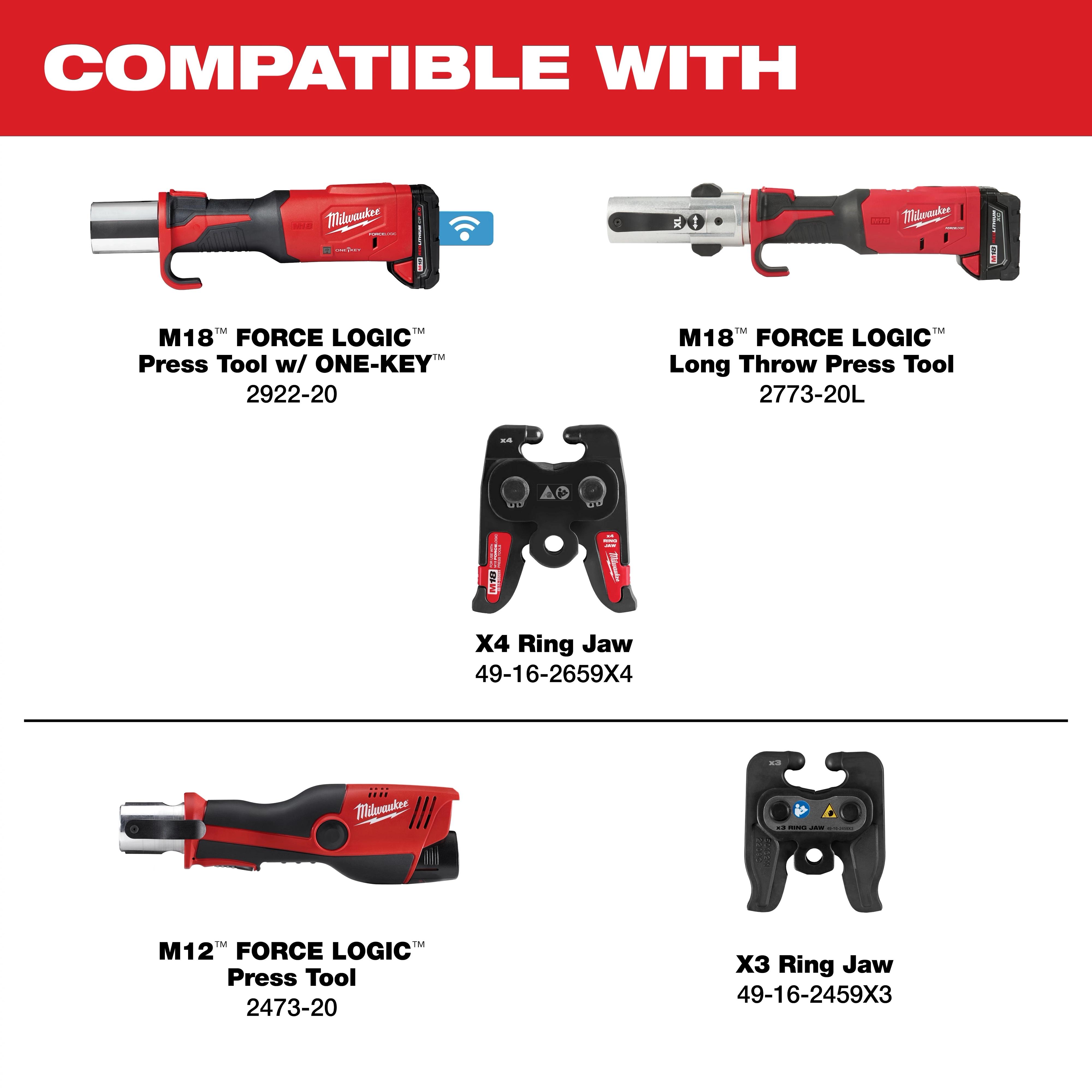 Milwaukee® 49-16-2652MX Pressing Tool Accessories
