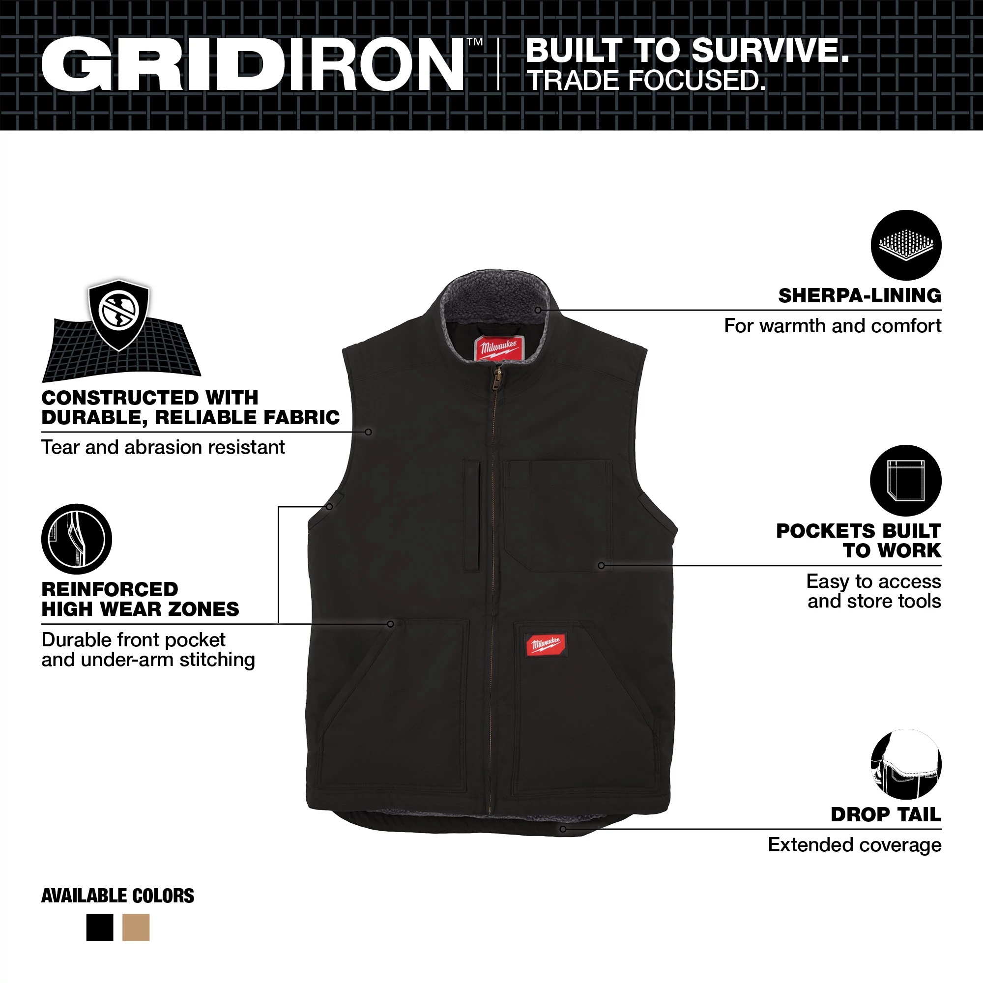 Milwaukee® 801B-2X Vests