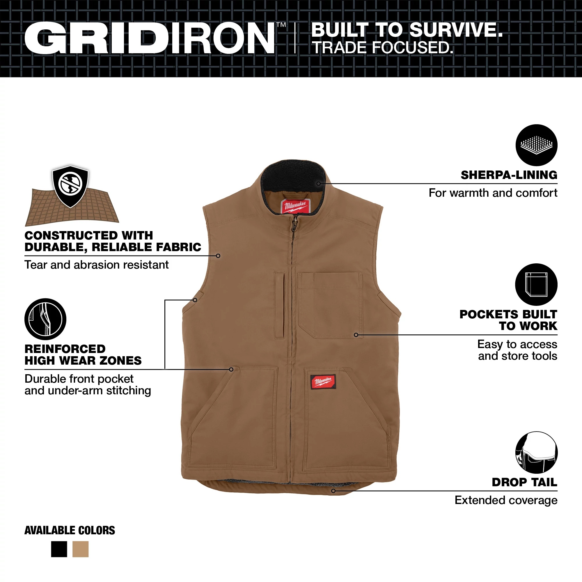 Milwaukee® 801BR-XL Vests