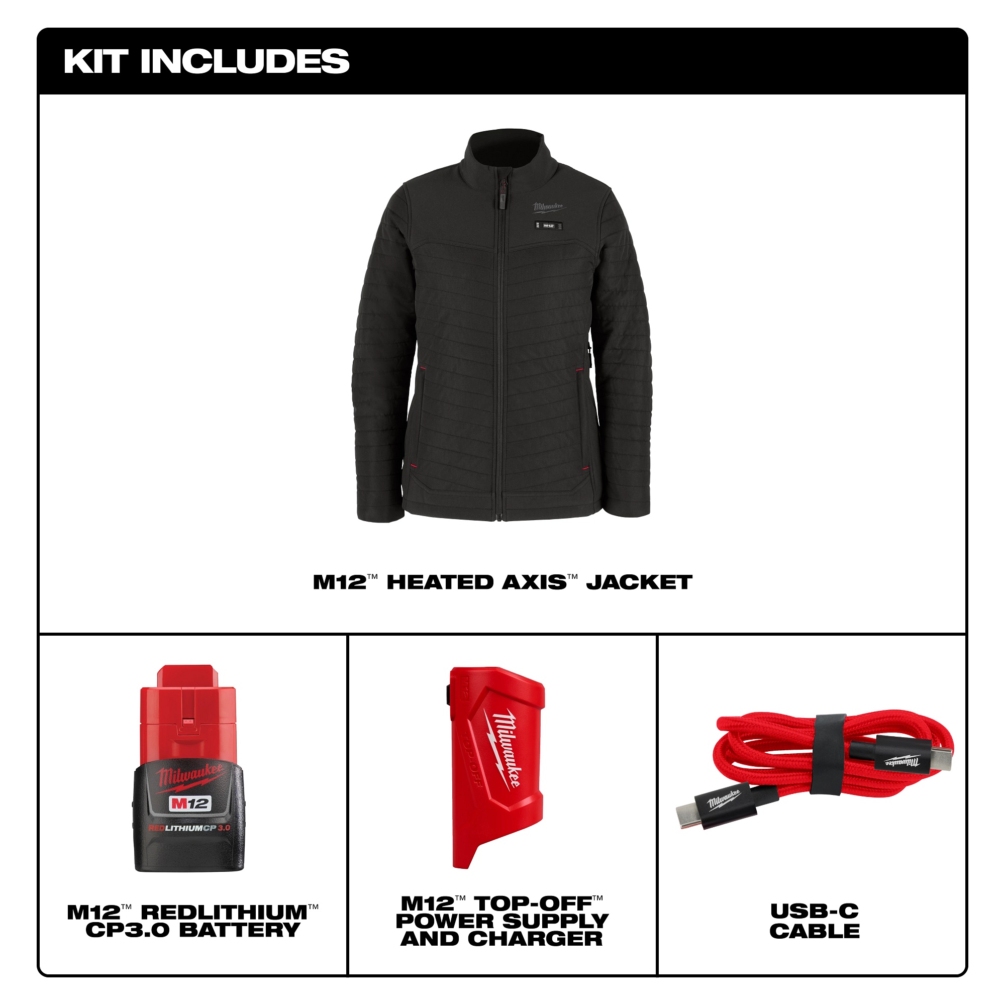 Milwaukee® F102B-21XL Cold Protection Jackets & Coats