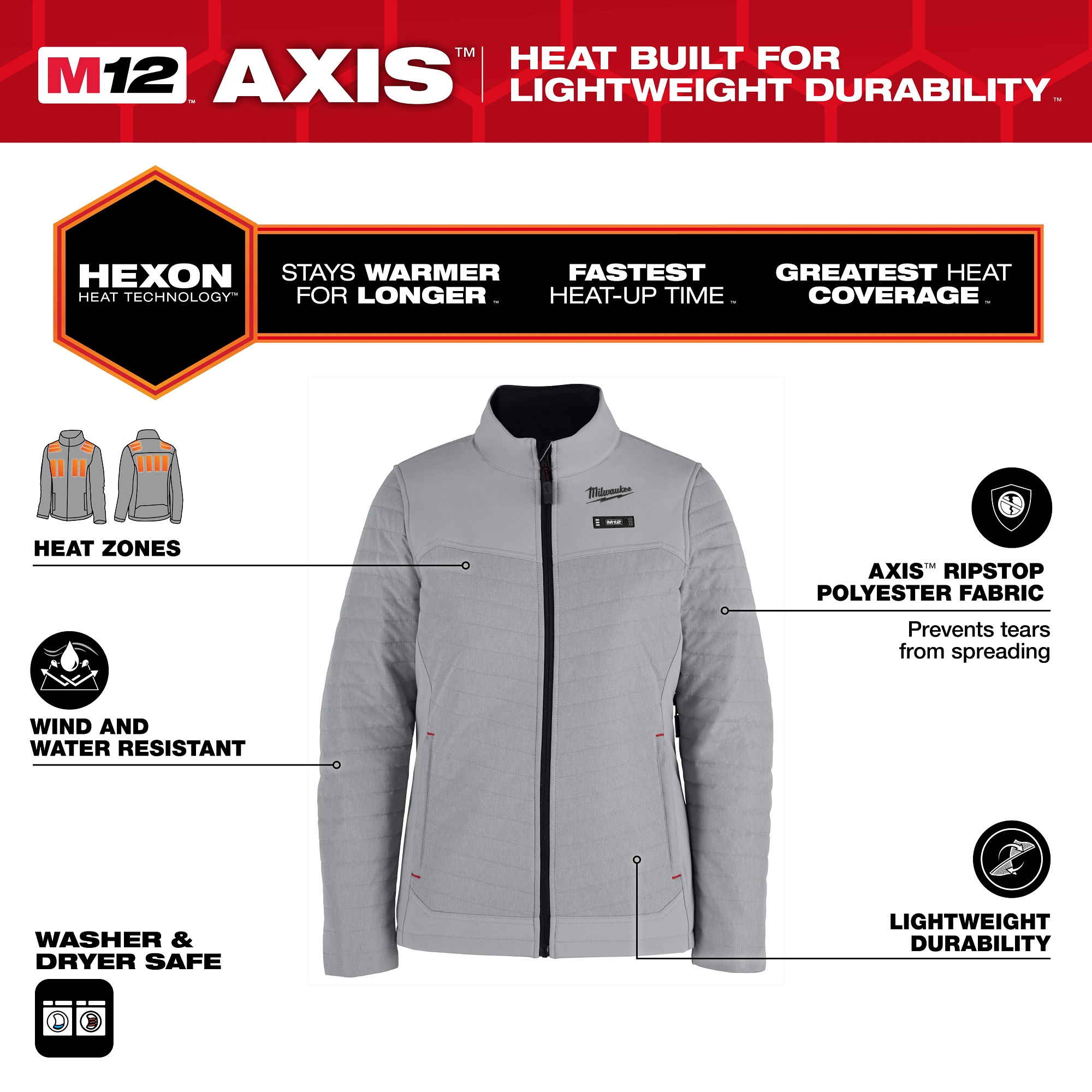 Milwaukee® F102G-21S Cold Protection Jackets & Coats