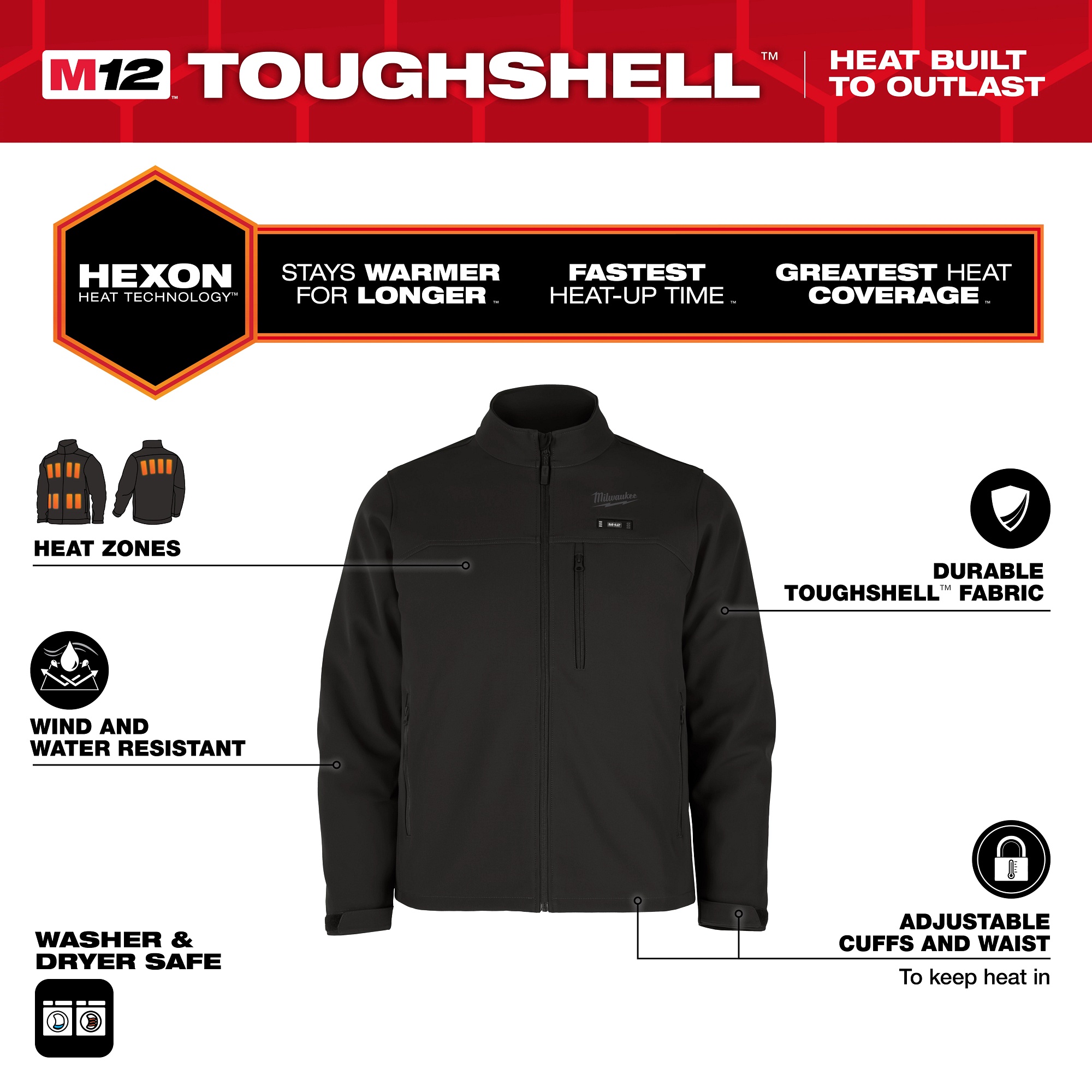 Milwaukee® M100B-20S Cold Protection Jackets & Coats