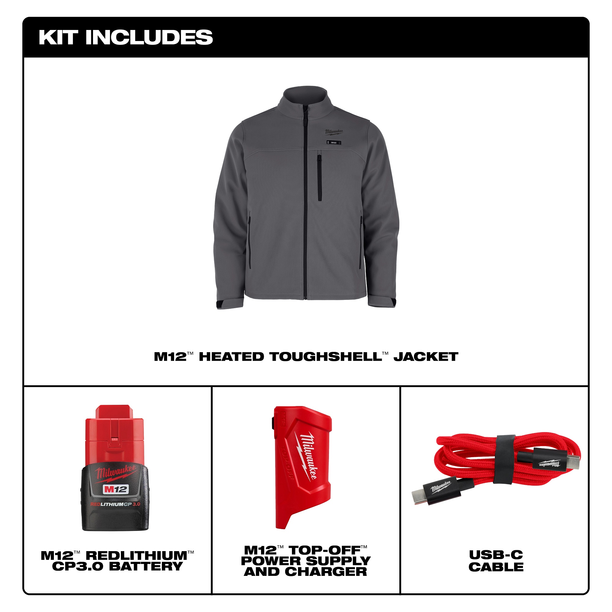 Milwaukee® M100G-21L Cold Protection Jackets & Coats