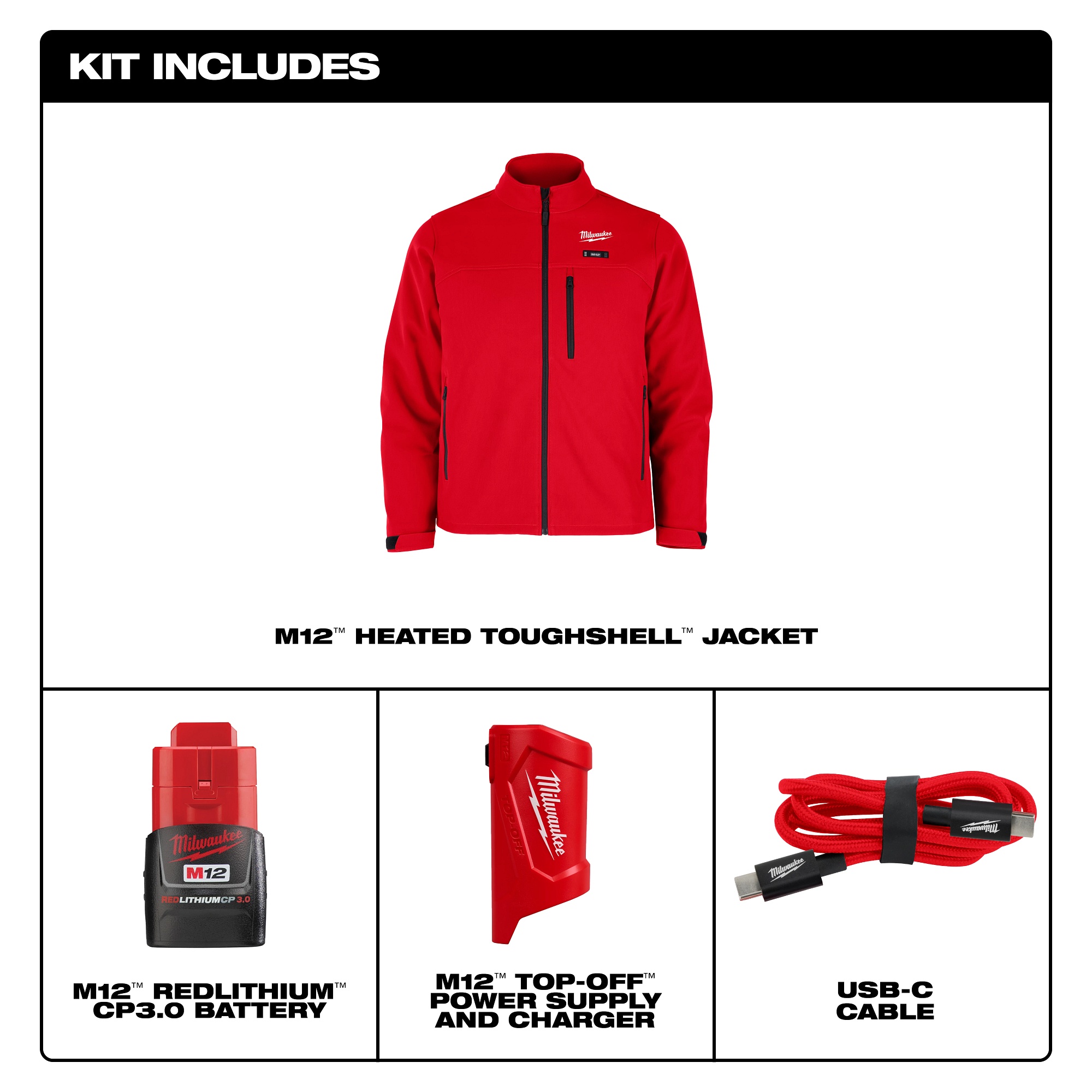 Milwaukee® M100R-21L Cold Protection Jackets & Coats