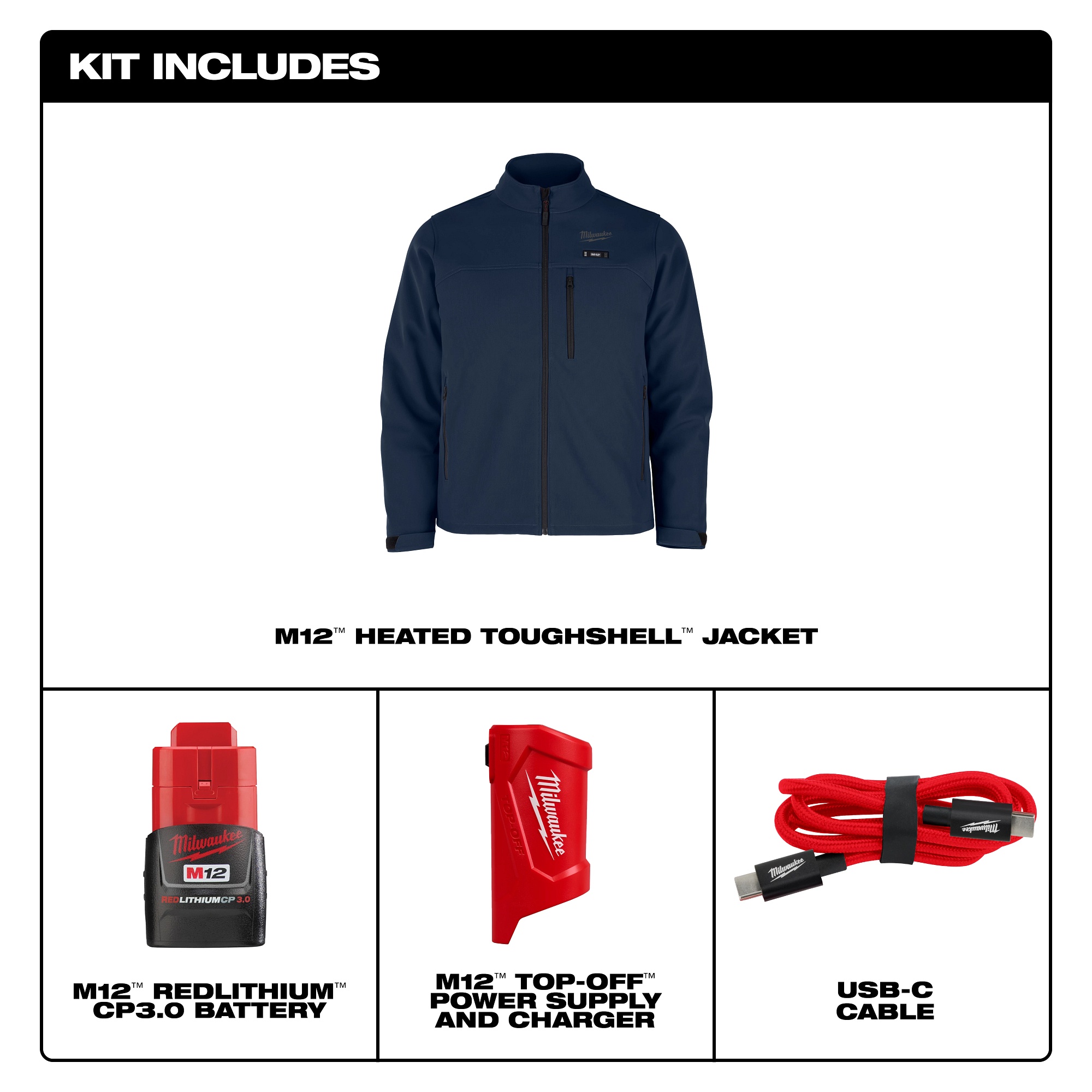 Milwaukee® M100U-21L Cold Protection Jackets & Coats