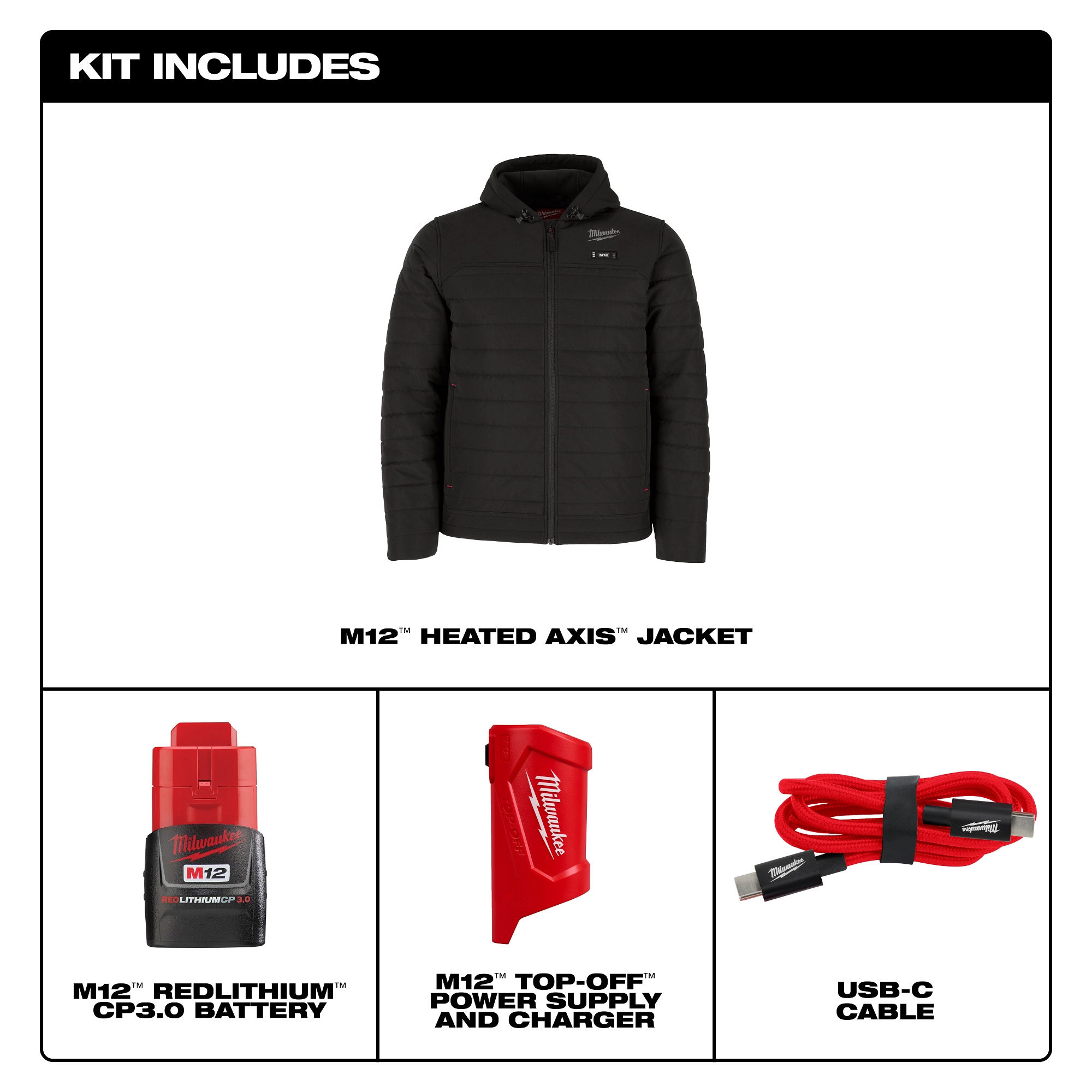 Milwaukee® M102B-213X Cold Protection Jackets & Coats