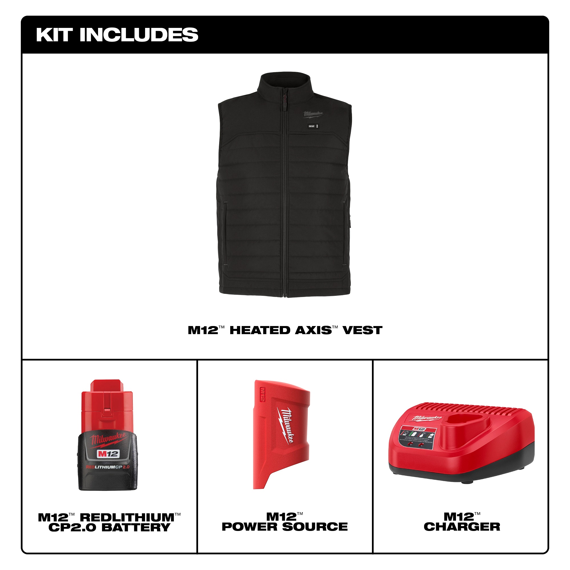 Milwaukee® M300B-213X Cold Protection Jackets & Coats