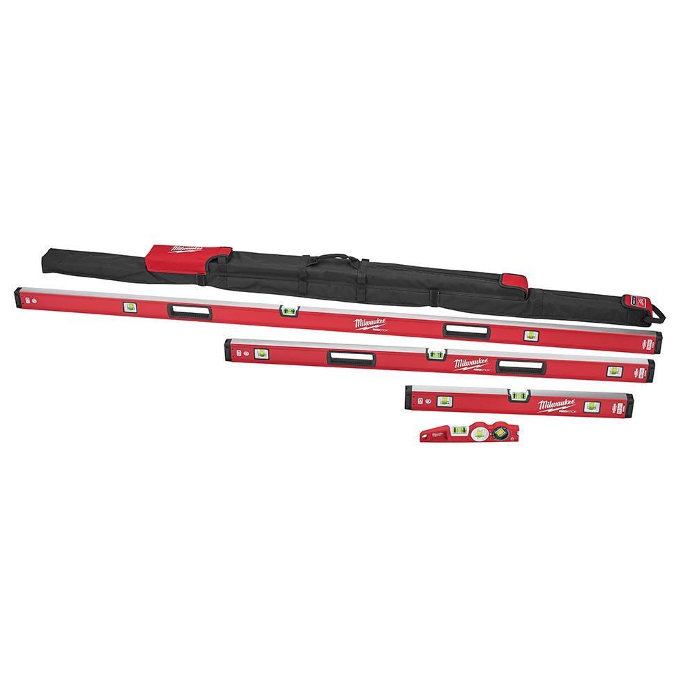 Milwaukee® MLBXCM78 Box, I-Beam & Torpedo Levels