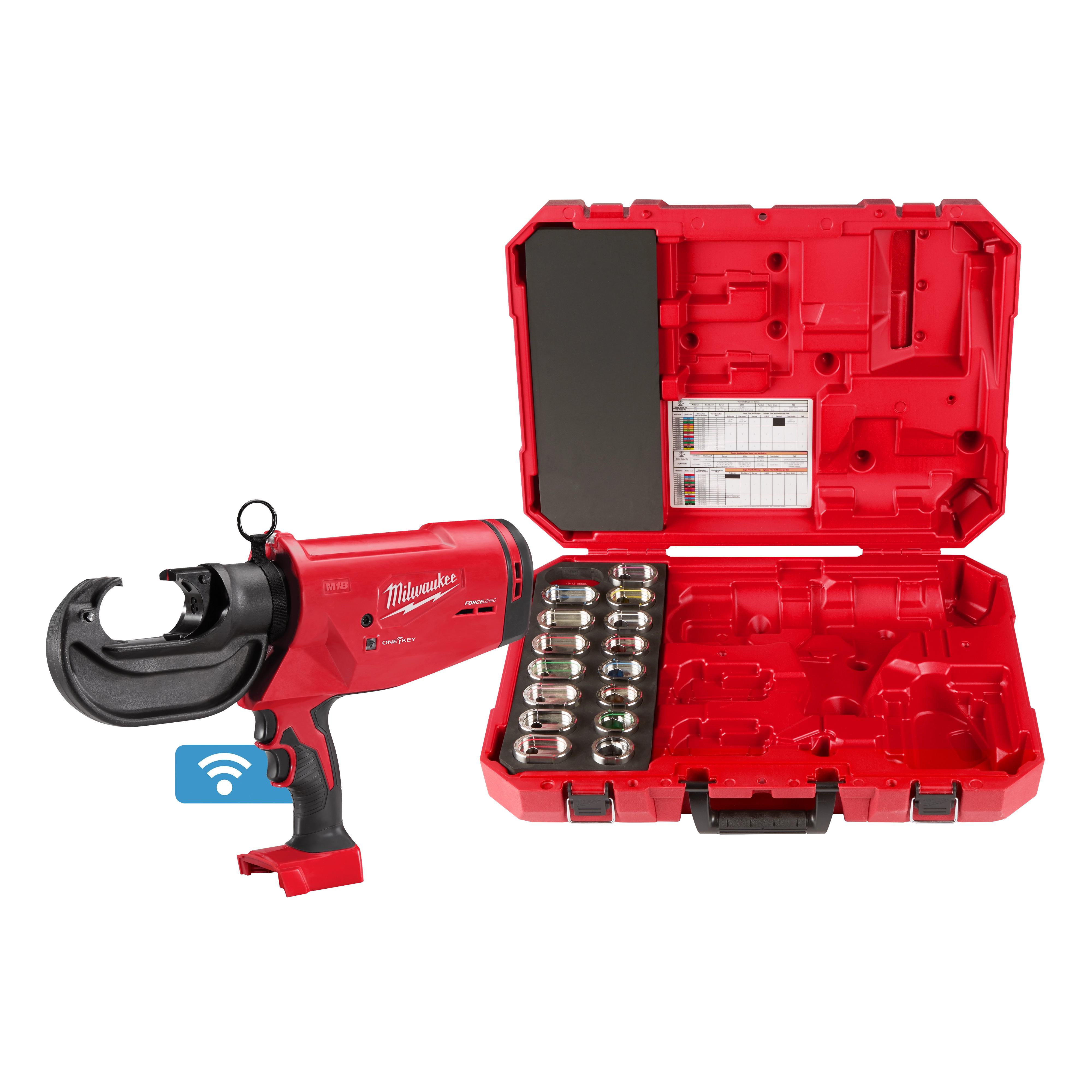 Milwaukee® 2779-750CU M18 FORCE LOGIC Brushless Crimper, Li-Ion Battery