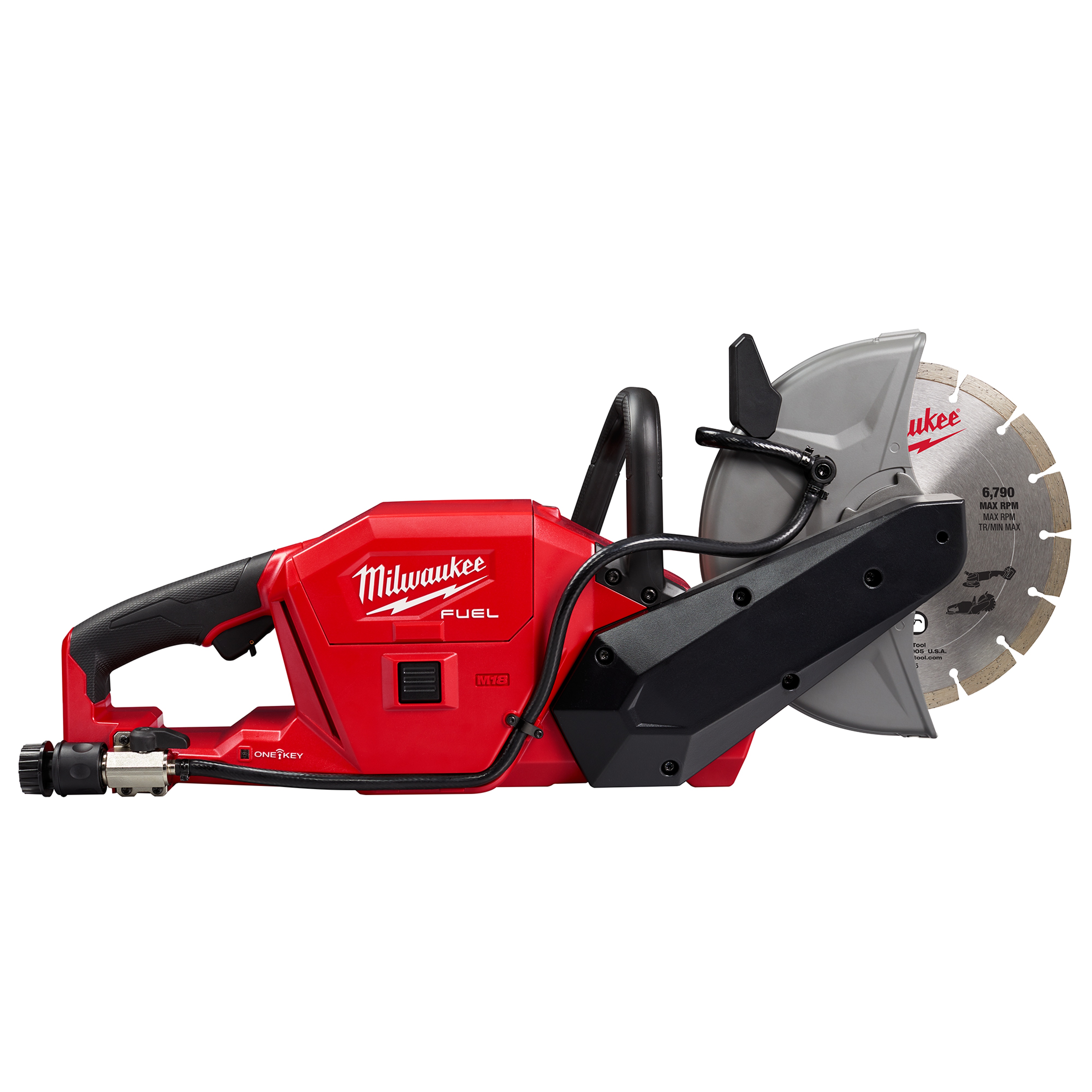 Milwaukee® M18 FUEL™ 2786-20 Cordless Cut-Off Saw With One-Key™ Technology, 9 in Blade, 3.4 in Cutting