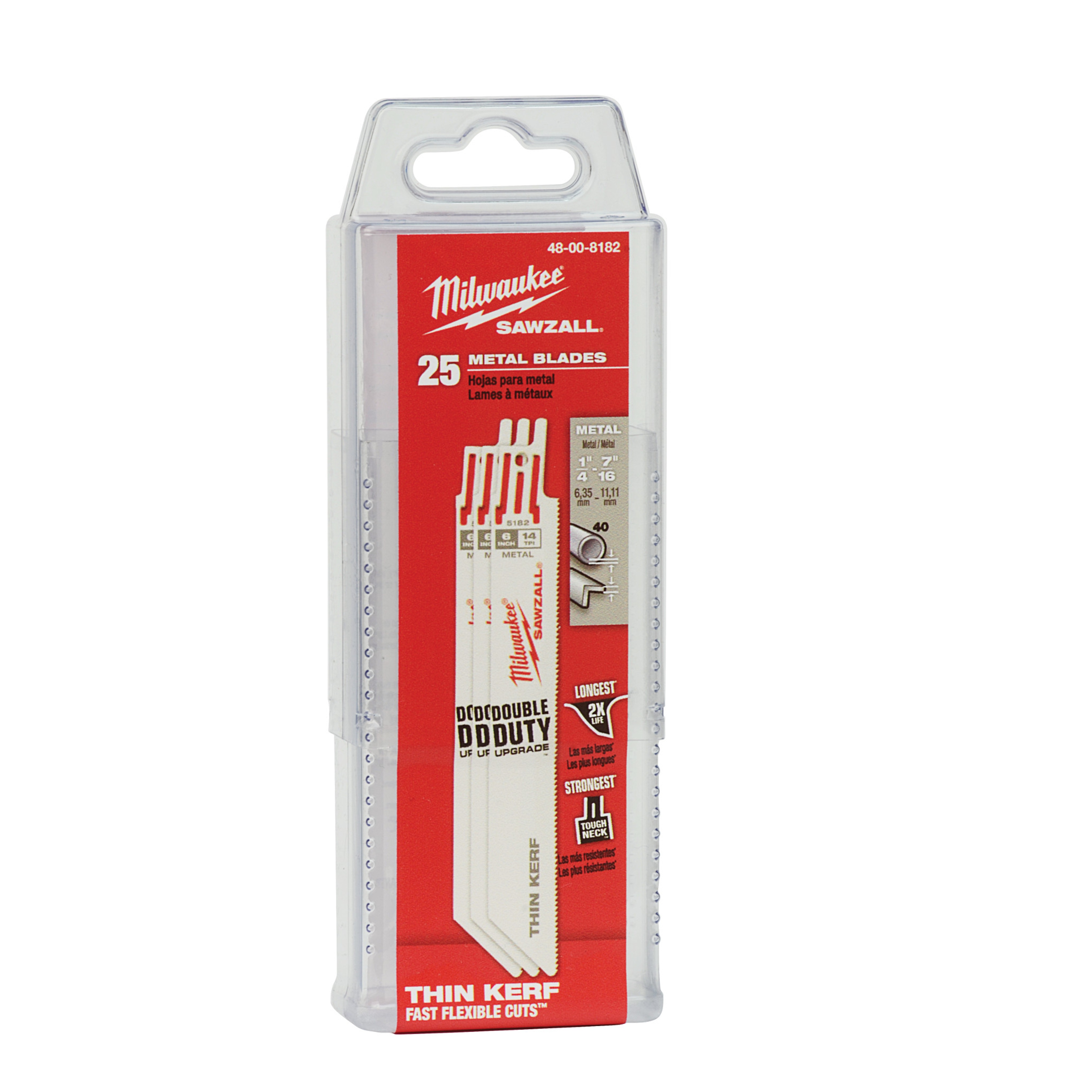 Milwaukee® 48-00-8182 Reciprocating Saw Blades
