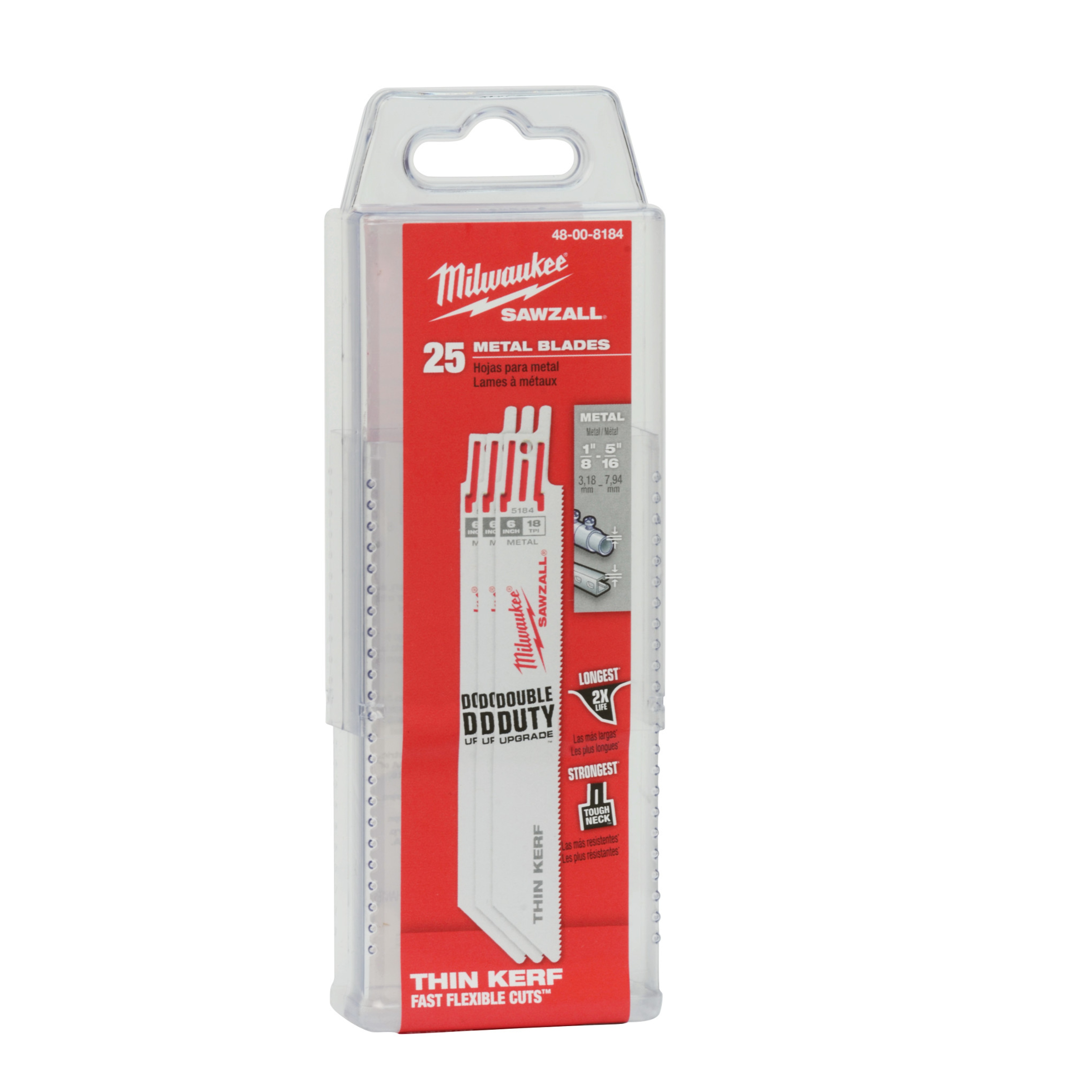 Milwaukee® 48-00-8184 Reciprocating Saw Blades