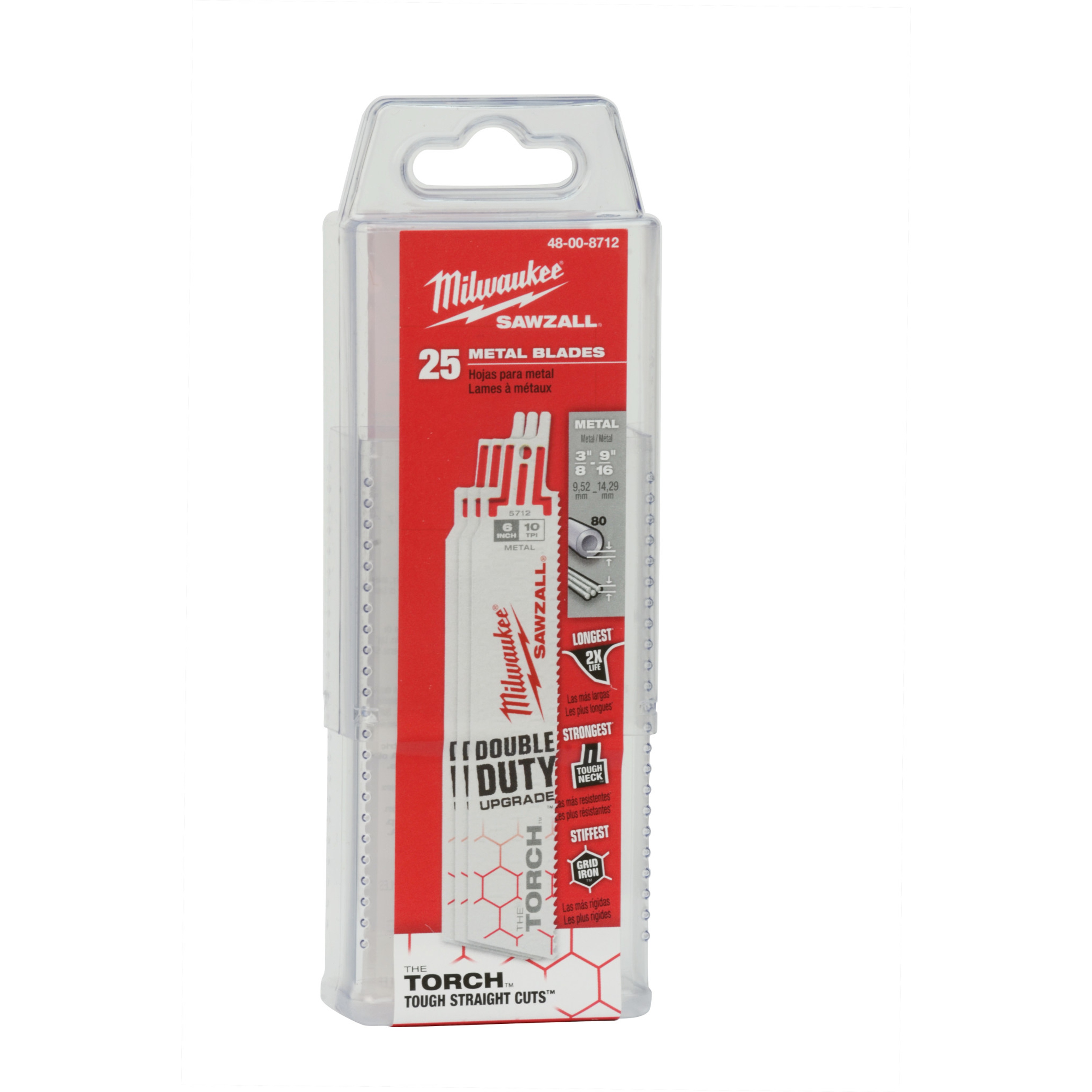 Milwaukee® 48-00-8712 Reciprocating Saw Blades
