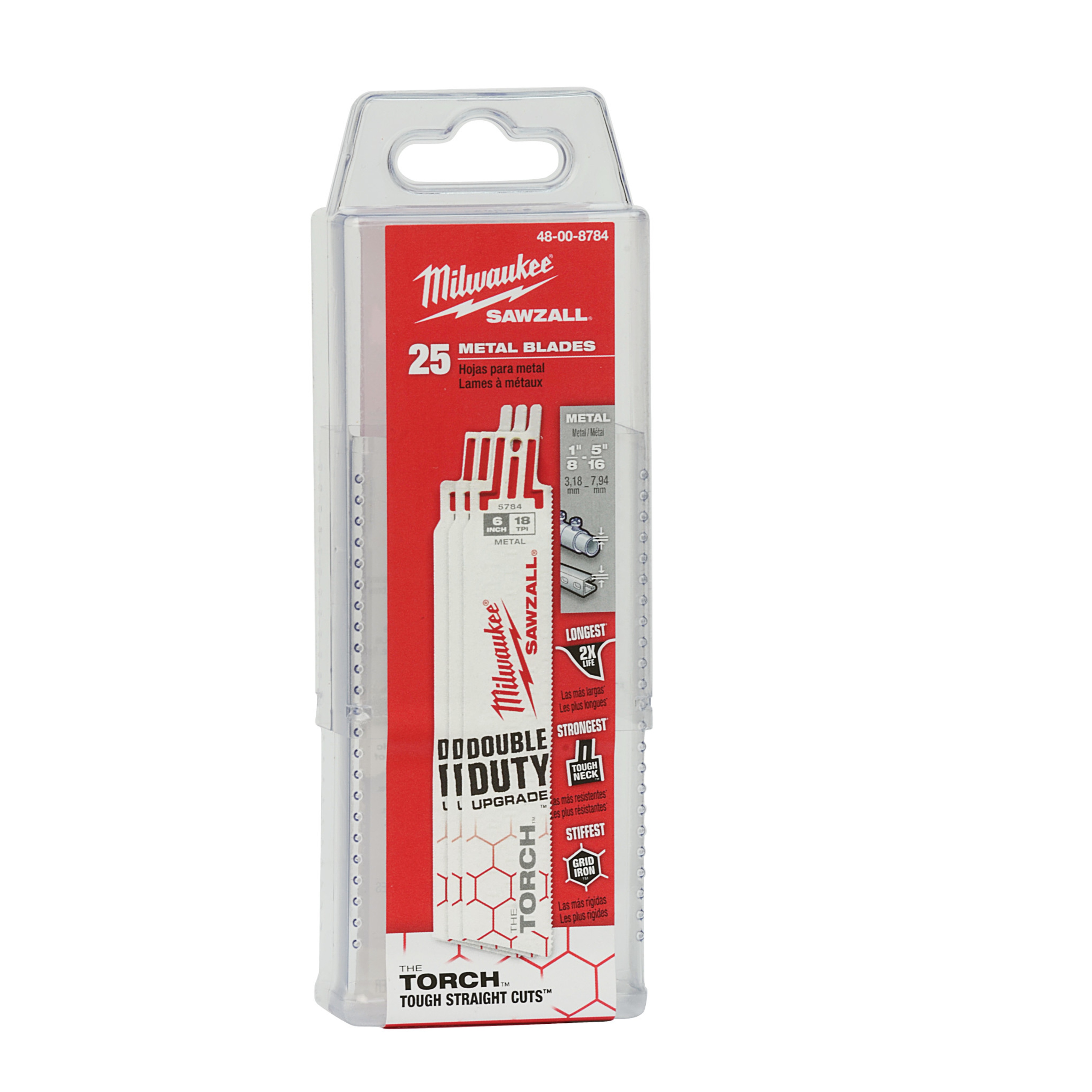 Milwaukee® 48-00-8784 Reciprocating Saw Blades