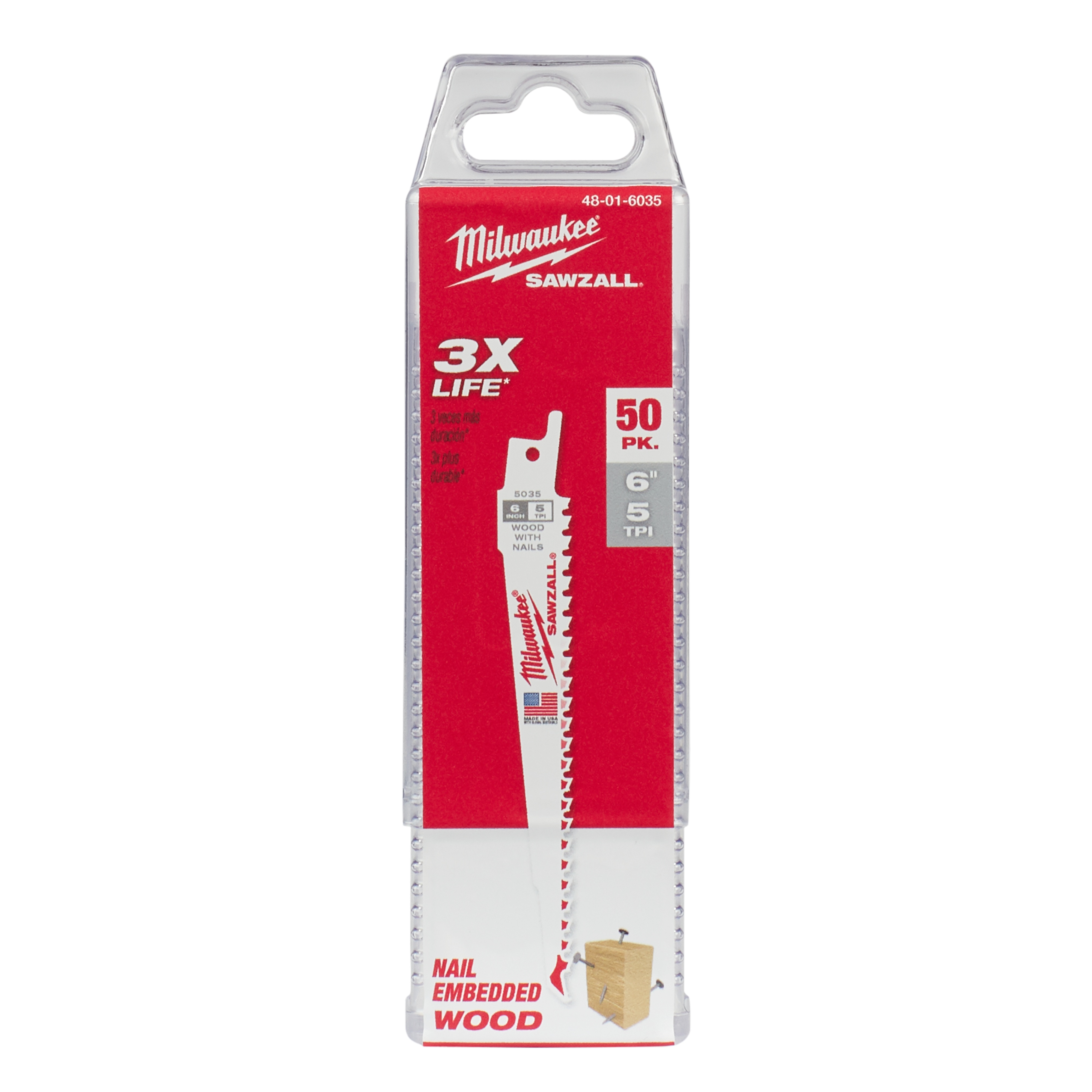 Milwaukee® 48-01-6035 Reciprocating Saw Blades