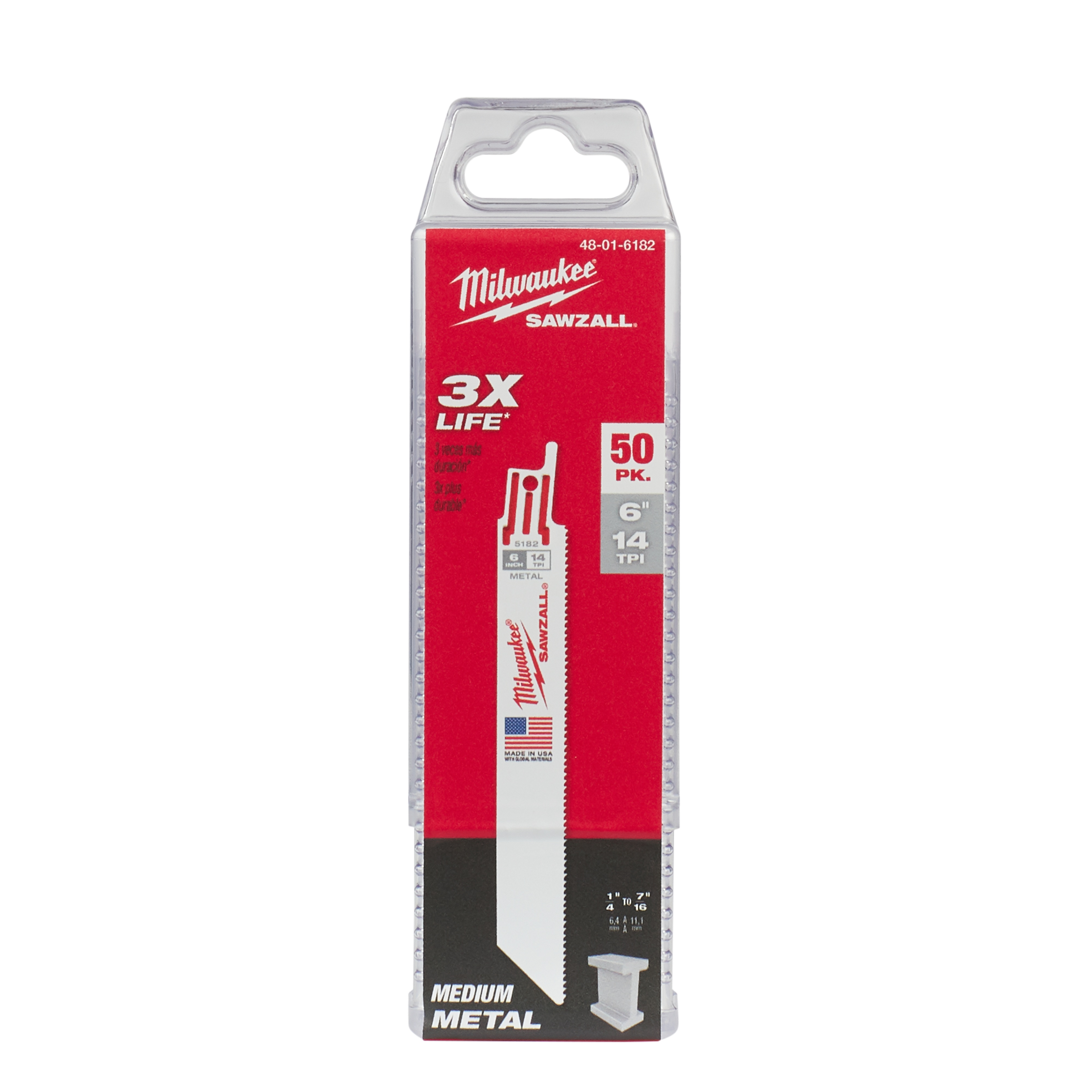 Milwaukee® 48-01-6182 Reciprocating Saw Blades