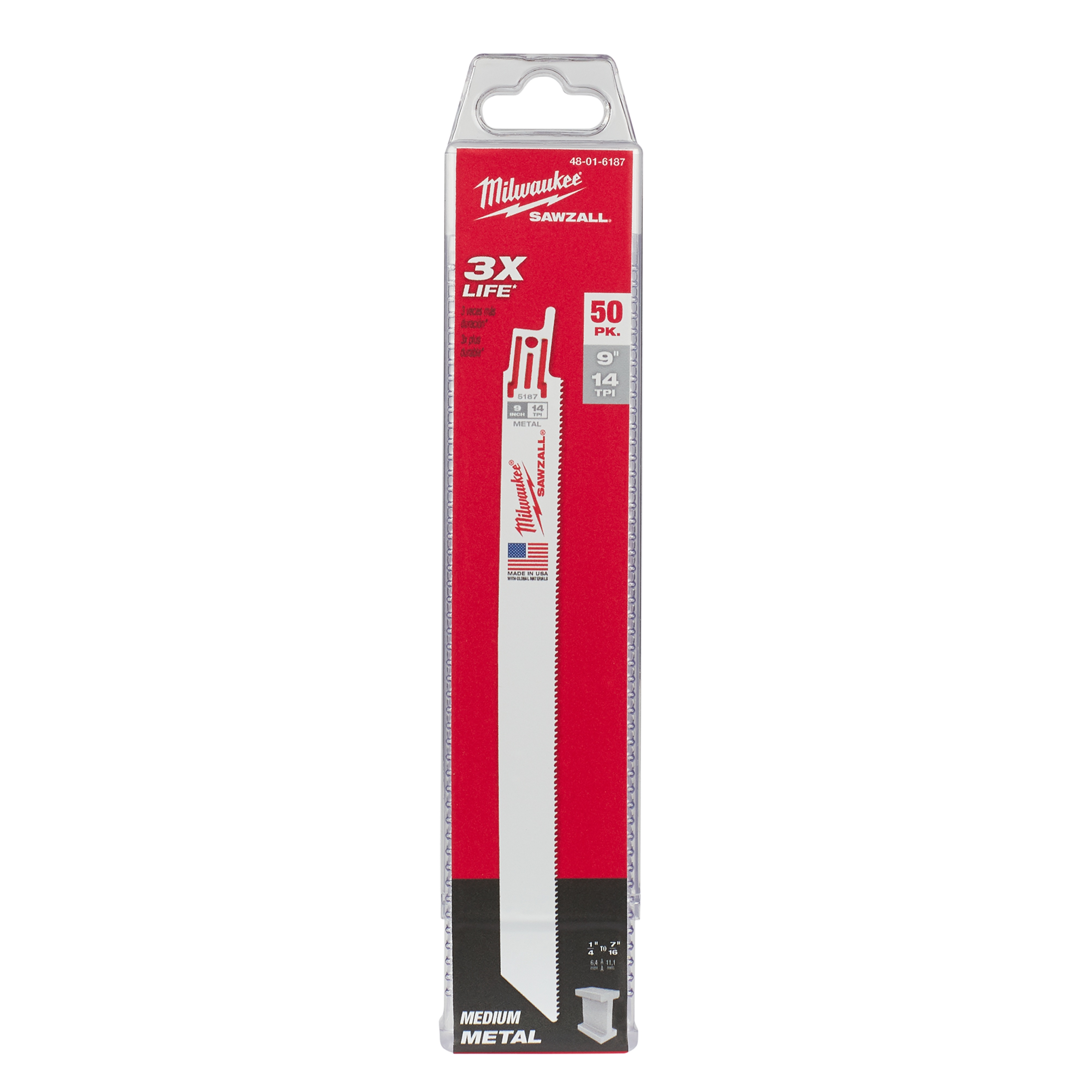Milwaukee® 48-01-6187 Reciprocating Saw Blades