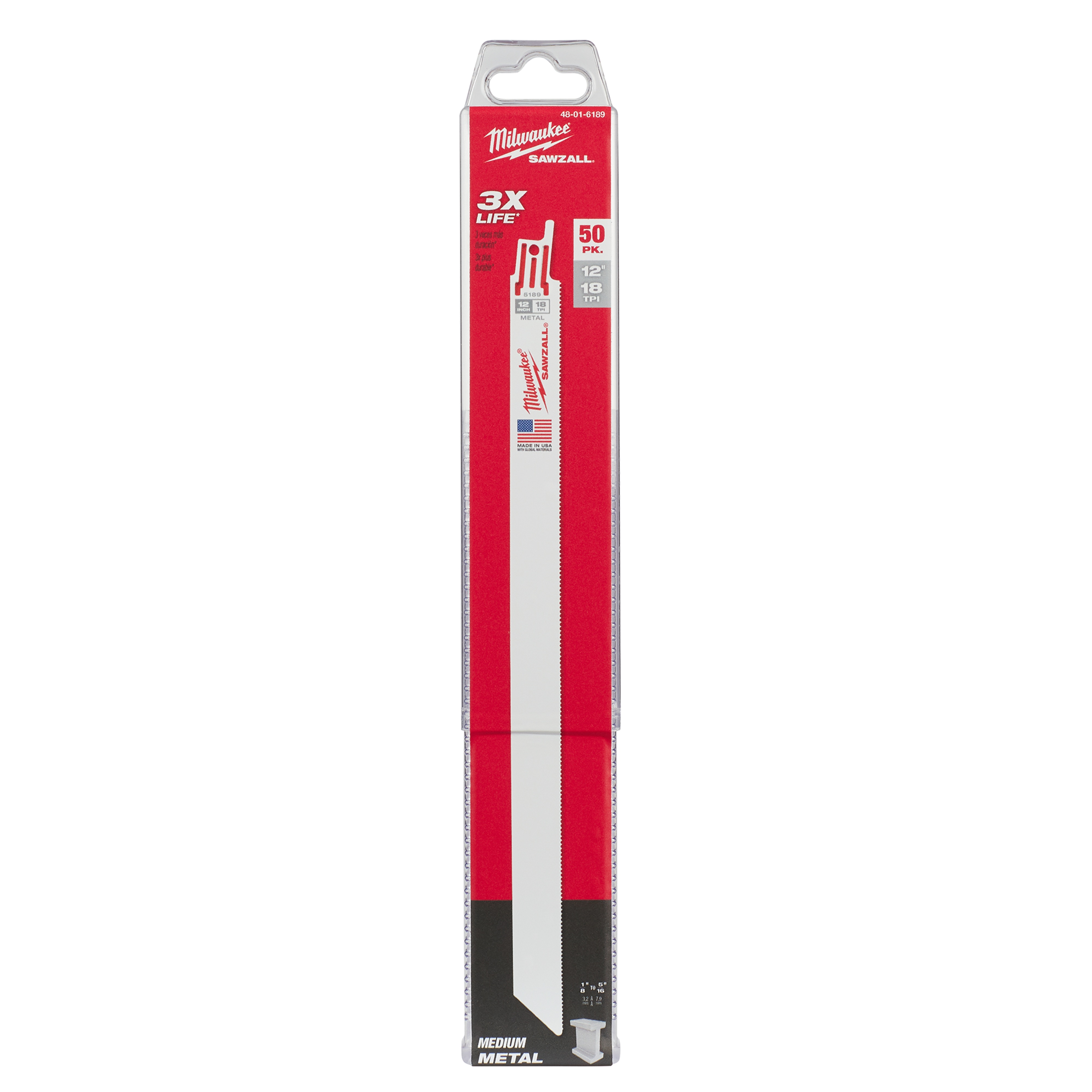 Milwaukee® 48-01-6189 Reciprocating Saw Blades