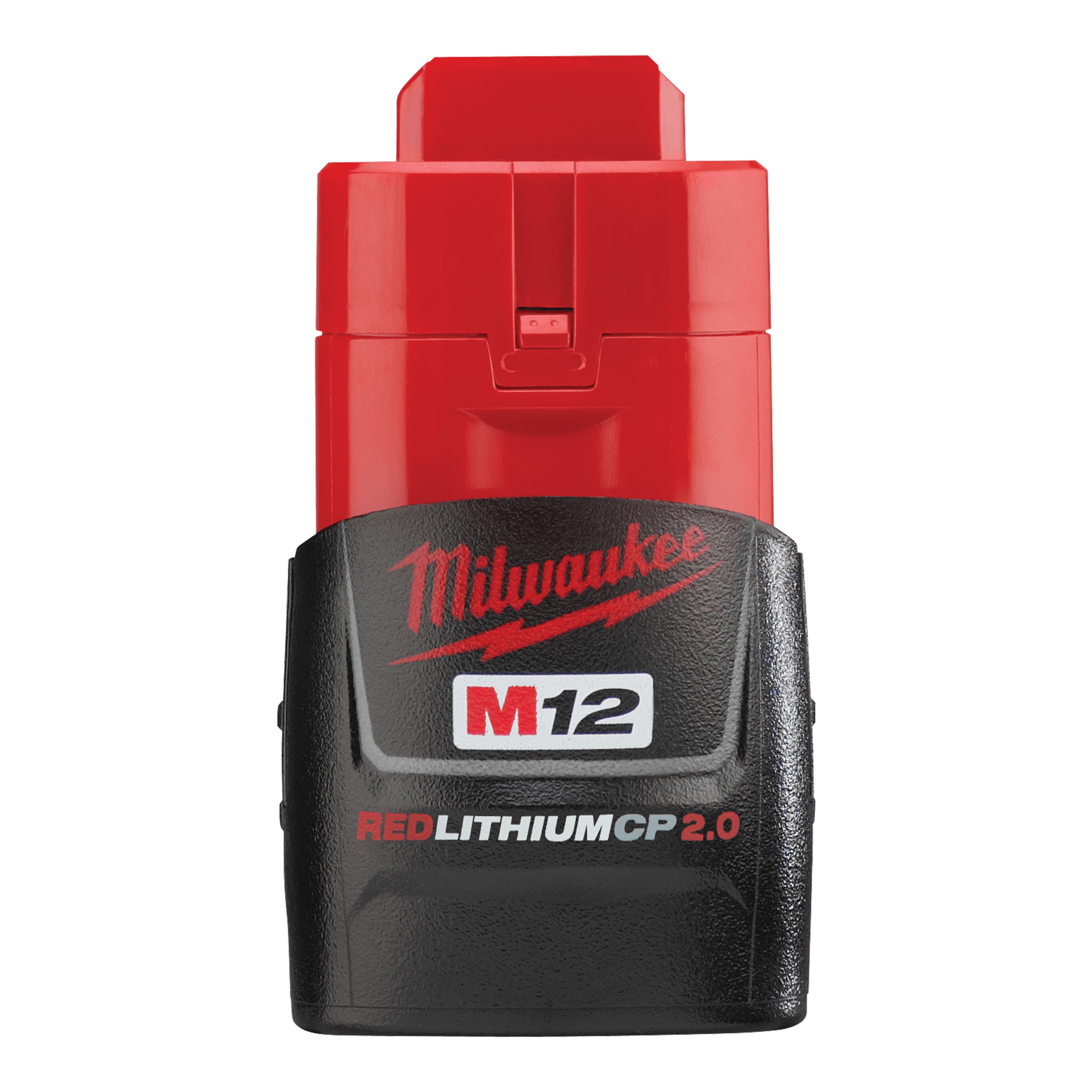 Milwaukee® M12™ REDLITHIUM™ 48-11-2420 Compact Rechargeable Cordless Battery Pack, 2 Ah Li-Ion Battery, 12 V DC Charge, For Use With M12™ Cordless Power Tool