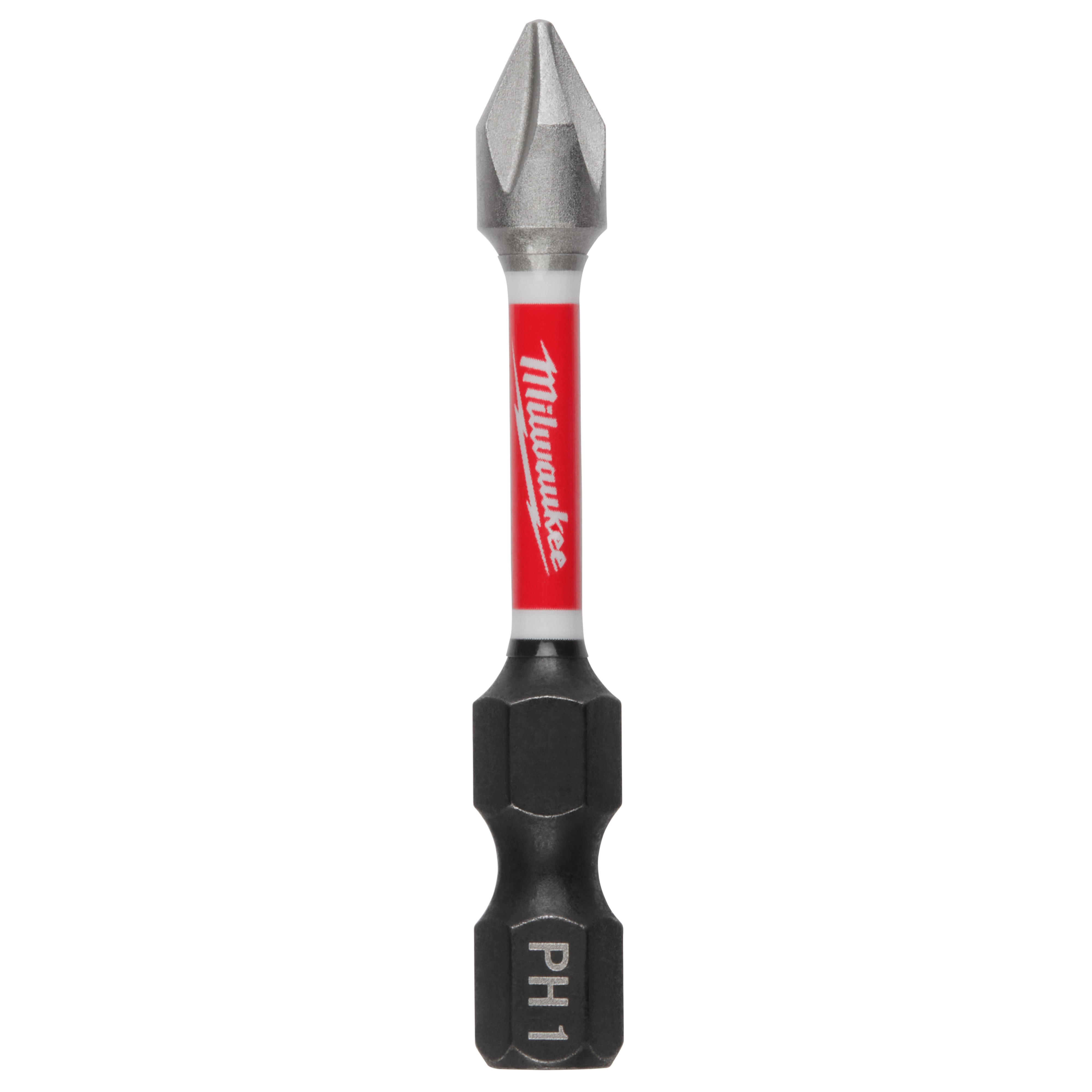 Milwaukee® SHOCKWAVE™ Impact Duty™ 48-32-4461 Impact Power Bit, #1 Phillips® Point, 2 in OAL, 1/4 in, Alloy Steel