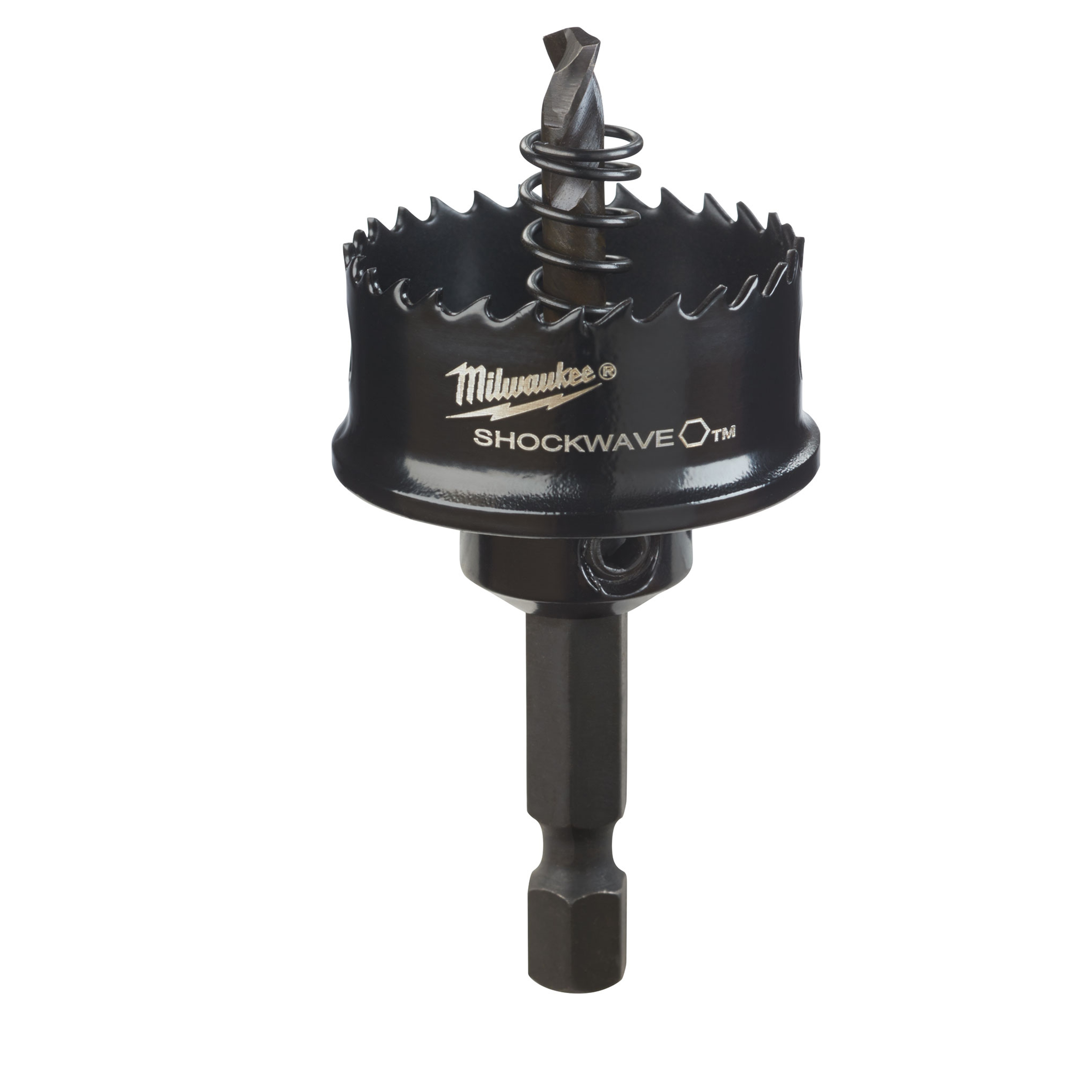 Milwaukee® SHOCKWAVE™ 49-56-9820 Straight Pitch Thinwall Hole Saw, 1-1/8 in Dia, 1/8 in D Cutting, HSS Cutting Edge