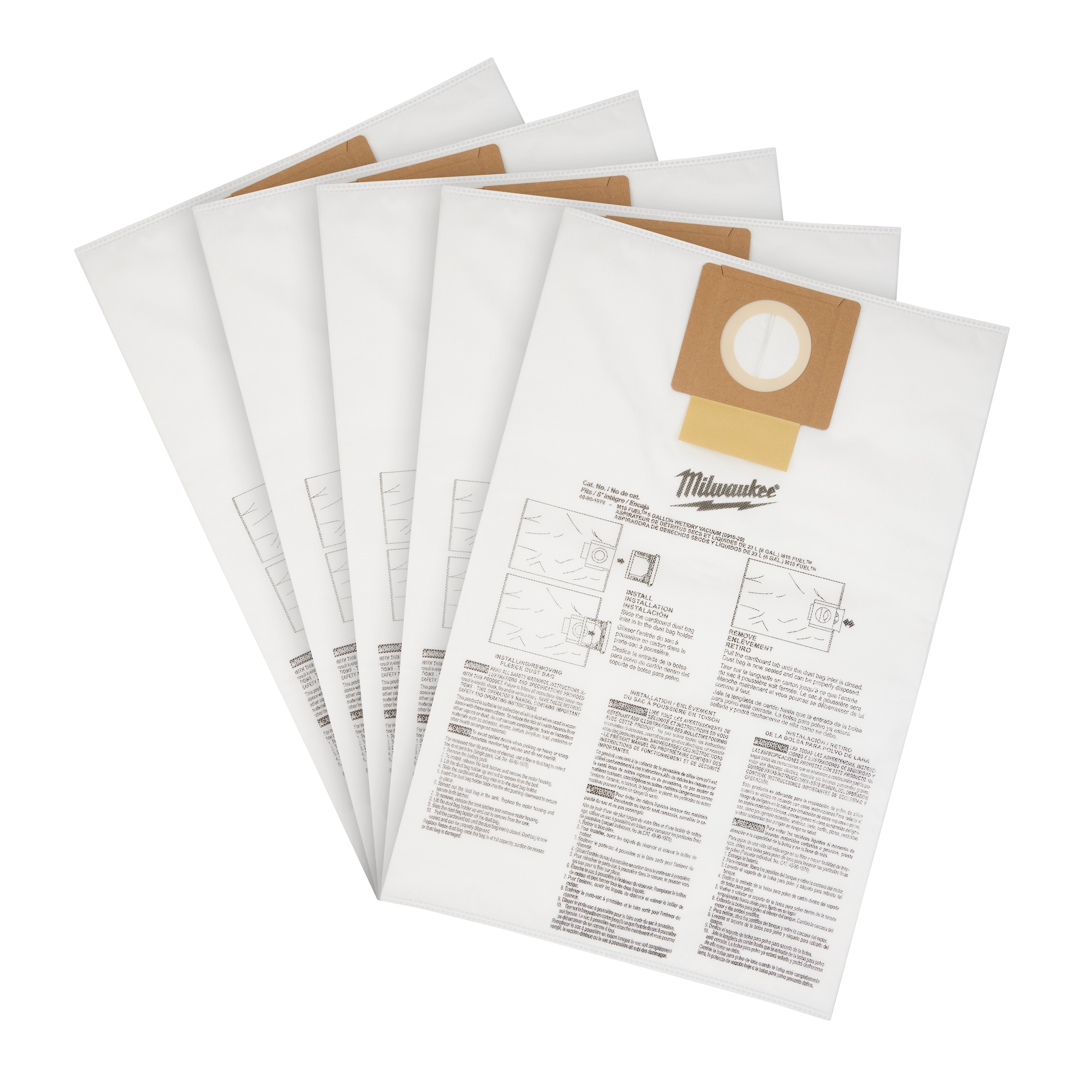 Milwaukee® 49-90-1979 Vacuum Cleaner Bags & Filters
