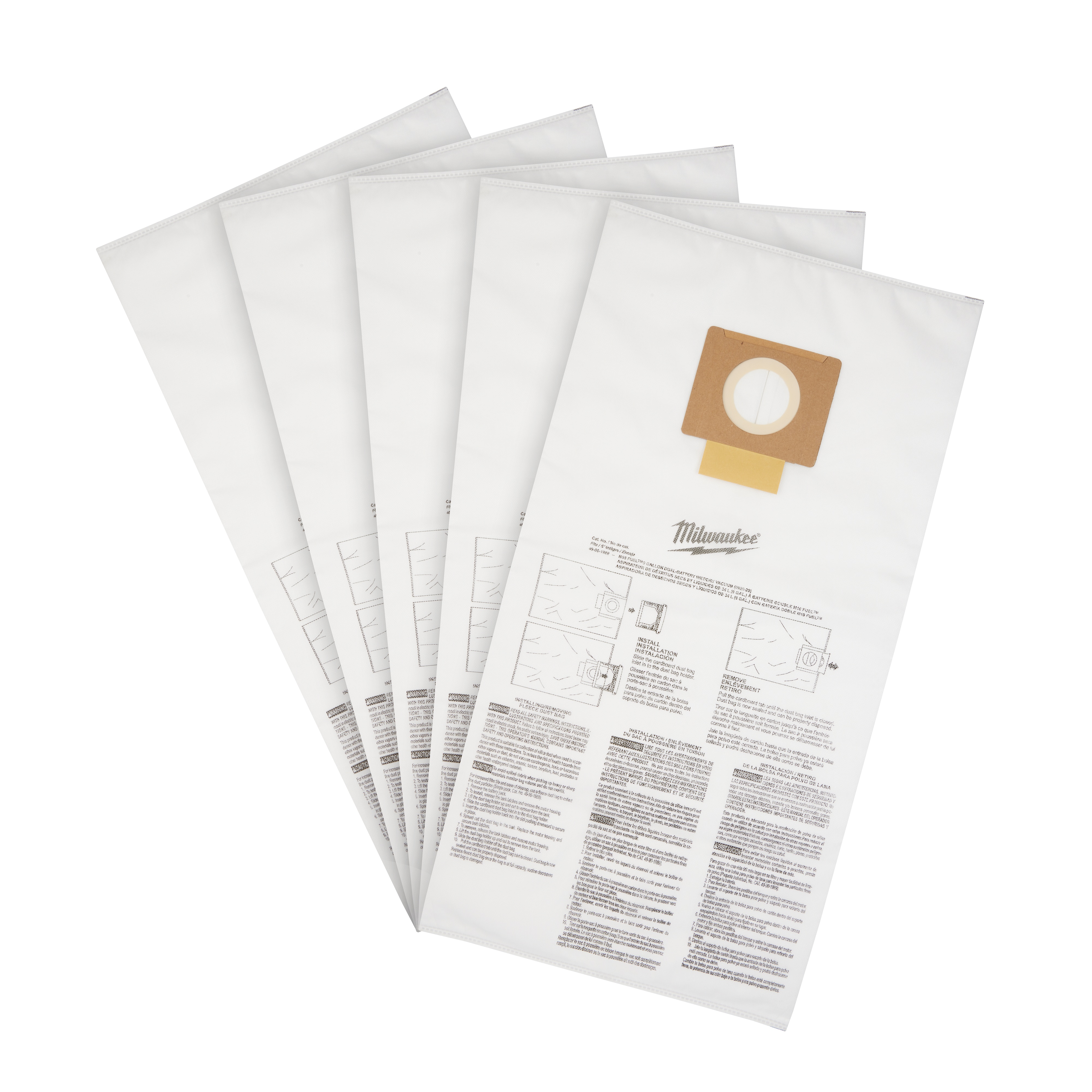 Milwaukee® 49-90-1989 Vacuum Cleaner Bags & Filters