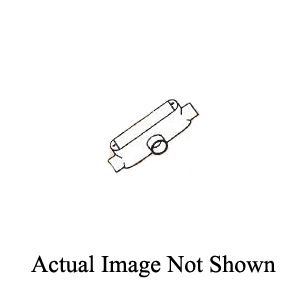 Mulberry 11836 Type C Unassembled Conduit Body, 2 in Hub, 64 cu-in Capacity, Die Cast Aluminum, Smooth Electrostatic Powder Coated