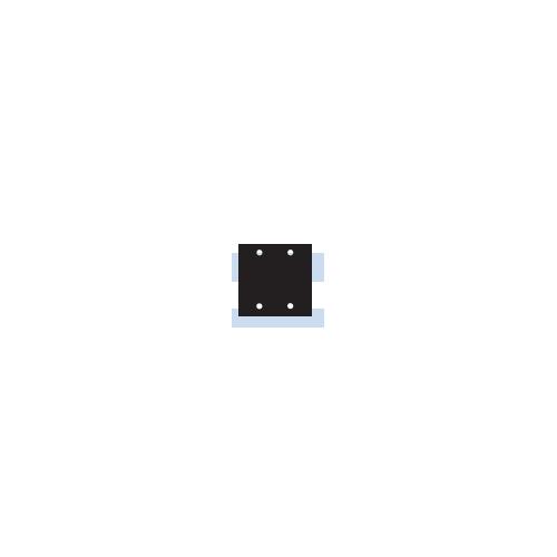 Mulberry 30283W Weatherproof Electric Box Cover, Blank Cover