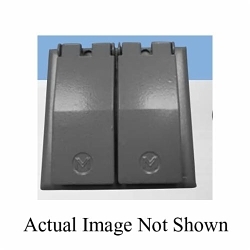 Mulberry 30452Z Self-Closing Weatherproof Electric Box Cover, GFI Duplex Receptacle Cover, Solid Aluminum