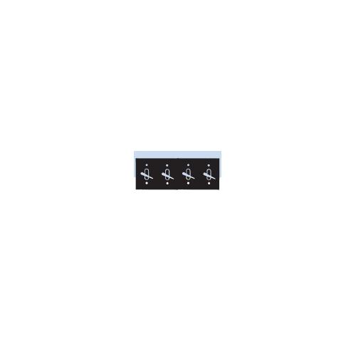 Mulberry 30478 Weatherproof Cover, (4) Standard Toggle Switch Cover, Aluminum