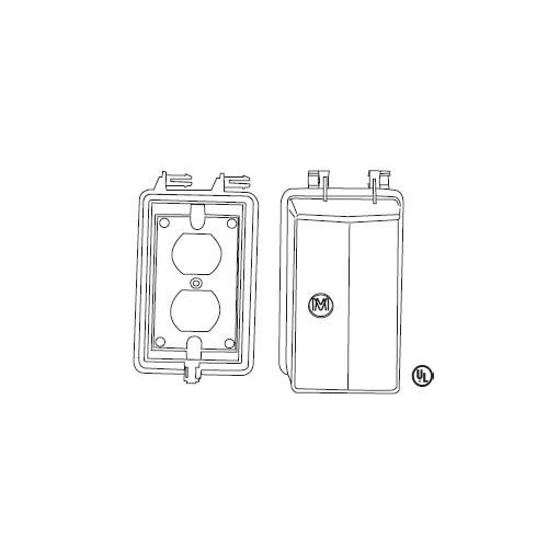 Mulberry 30981G Weatherproof Device/Outlet Box Covers