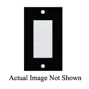 Mulberry 32834 Medium Wall Plate, 1 Gangs, 3.11 in W x 4.88 in H, Thermoplastic, White