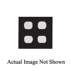 Mulberry 87102 Standard Wall Plate, 2 Gangs, 4.562 in W x 4.5 in H, Cold Rolled Steel, Black