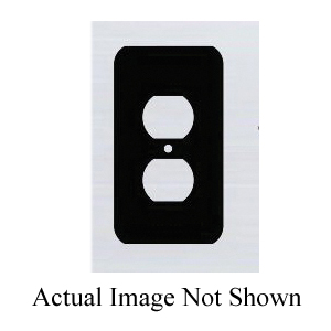 Mulberry 57101 Princess Wall Plate, 1 Gangs, 2-3/4 in W x 5 in H, 430 Stainless Steel