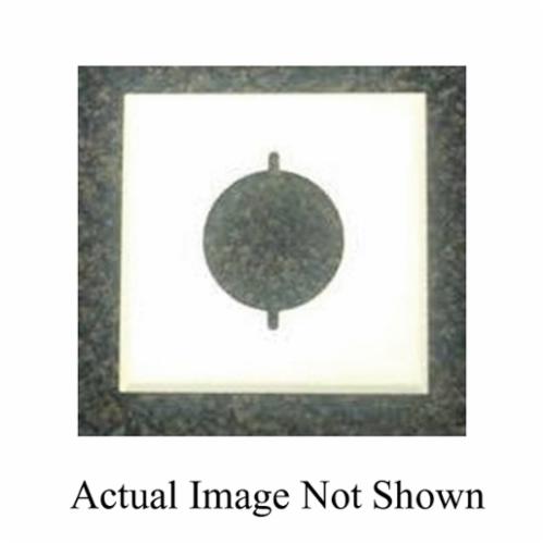 Mulberry 58222 Standard Receptacle Wall Plate, 2 Gangs, 4.562 in W x 4.5 in H, Cold Rolled Steel, Gray