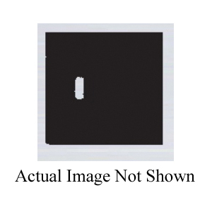 Mulberry 64522 Standard Combination Wall Plate, 2 Gangs, 4.562 in W x 4.5 in H, Solid Brass