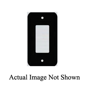 Mulberry 78401 Princess Wall Plate, 1 Gangs, 2-3/4 in W x 5 in H, Steel, Brown