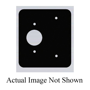 Mulberry 76552 Princess Combination Wall Plate, 2 Gangs, 4.562 in W x 5 in H, Steel, White