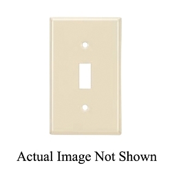 Mulberry 84664 Standard Combination Wall Plate, 4 Gangs, 8.187 in W x 4.5 in H, Cold Rolled Steel, Ivory