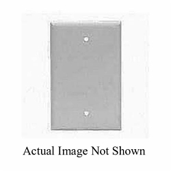 Mulberry 97851 Jumbo/Oversize Blank Wall Plate, 1 Gangs, 3-1/2 in W x 5-1/2 in H, 430 Stainless Steel
