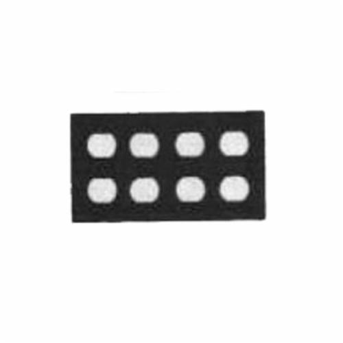 Mulberry 97104 Standard Receptacle Wall Plate, 4 Gangs, 8.187 in W x 4.5 in H, 430 Stainless Steel