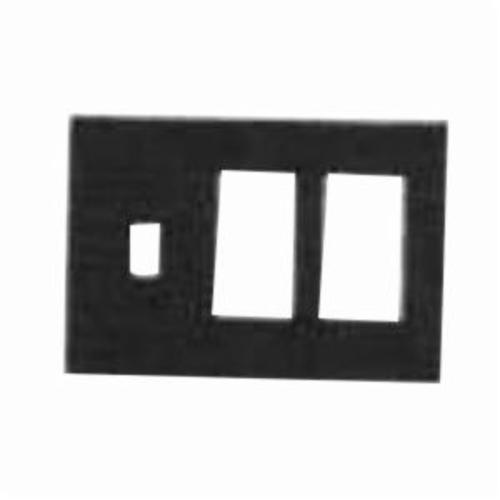 Mulberry 97453 Standard Combination Wall Plate, 3 Gangs, 6-3/8 in W x 4-1/2 in H, 430 Stainless Steel
